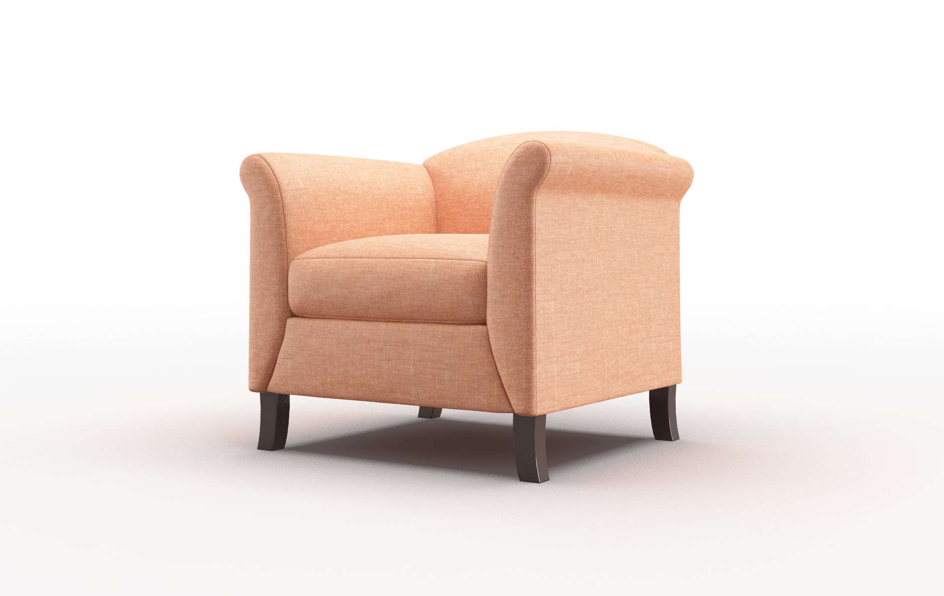 Crete Hepburn Appricot Chair espresso legs 4