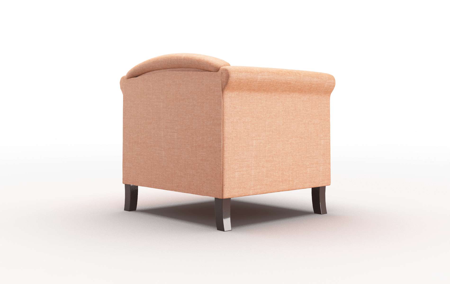 Crete Hepburn Appricot Chair espresso legs 5