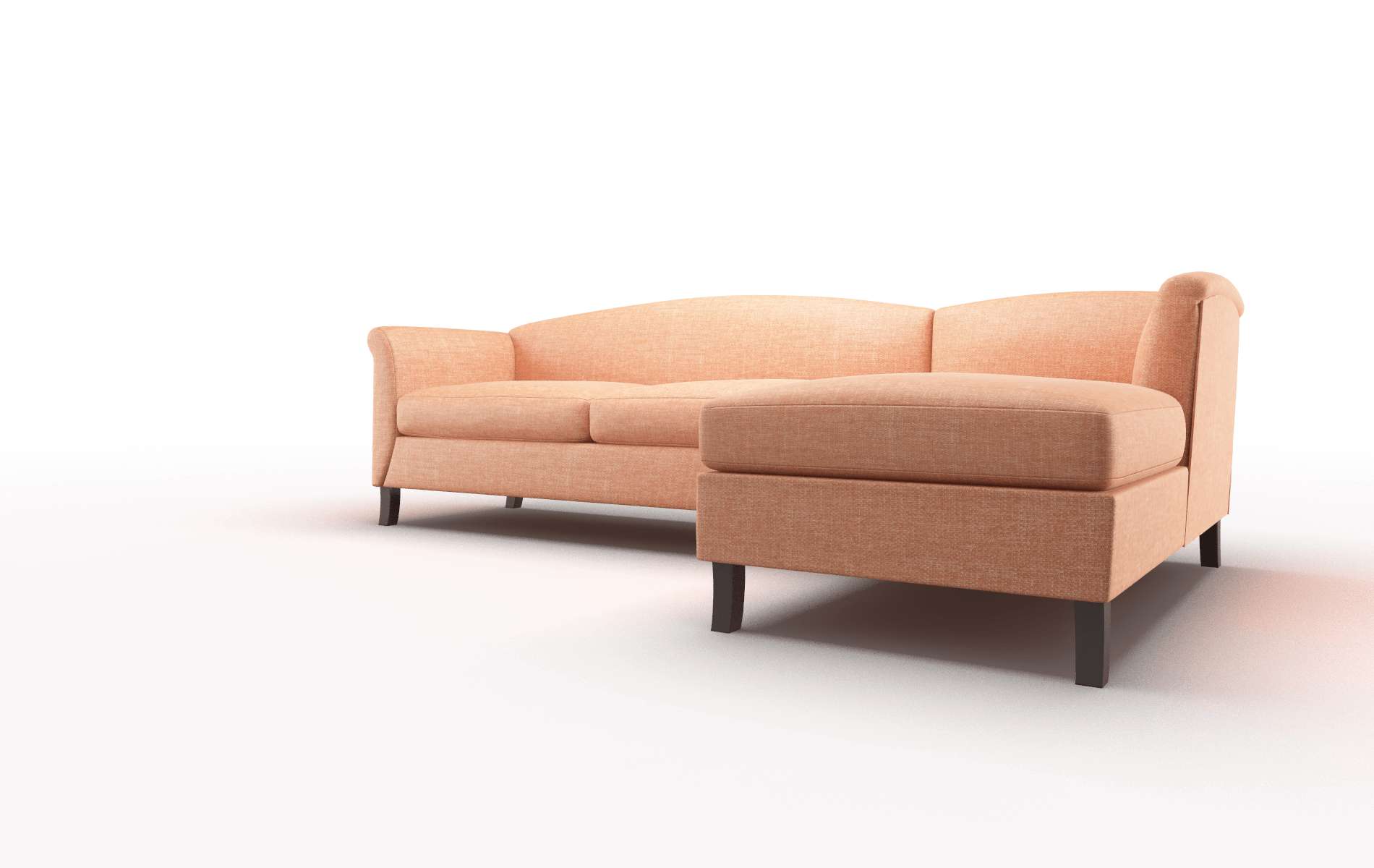 Crete Hepburn Appricot Panel espresso legs 4