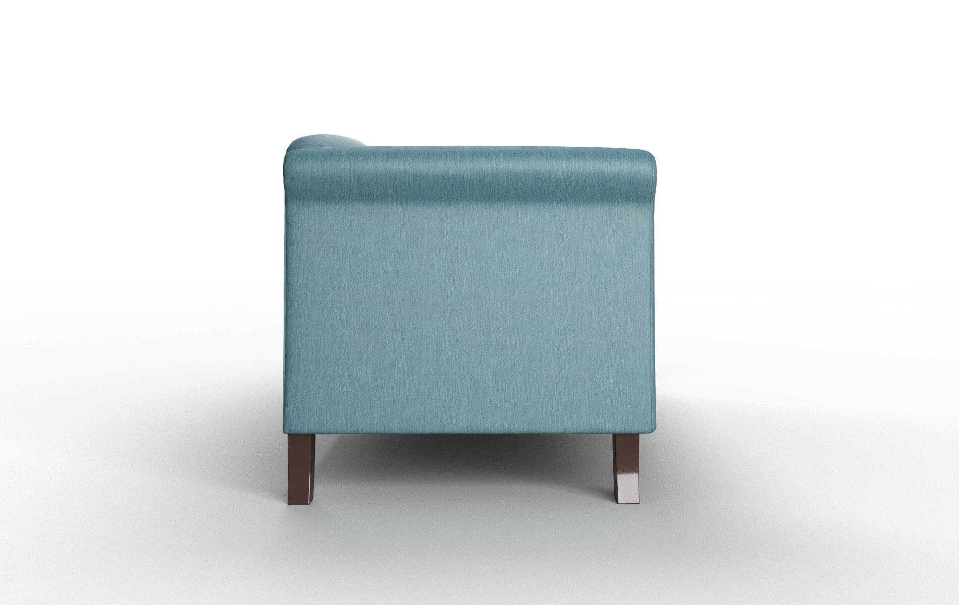 Crete Hepburn Teal Sofa espresso legs 3