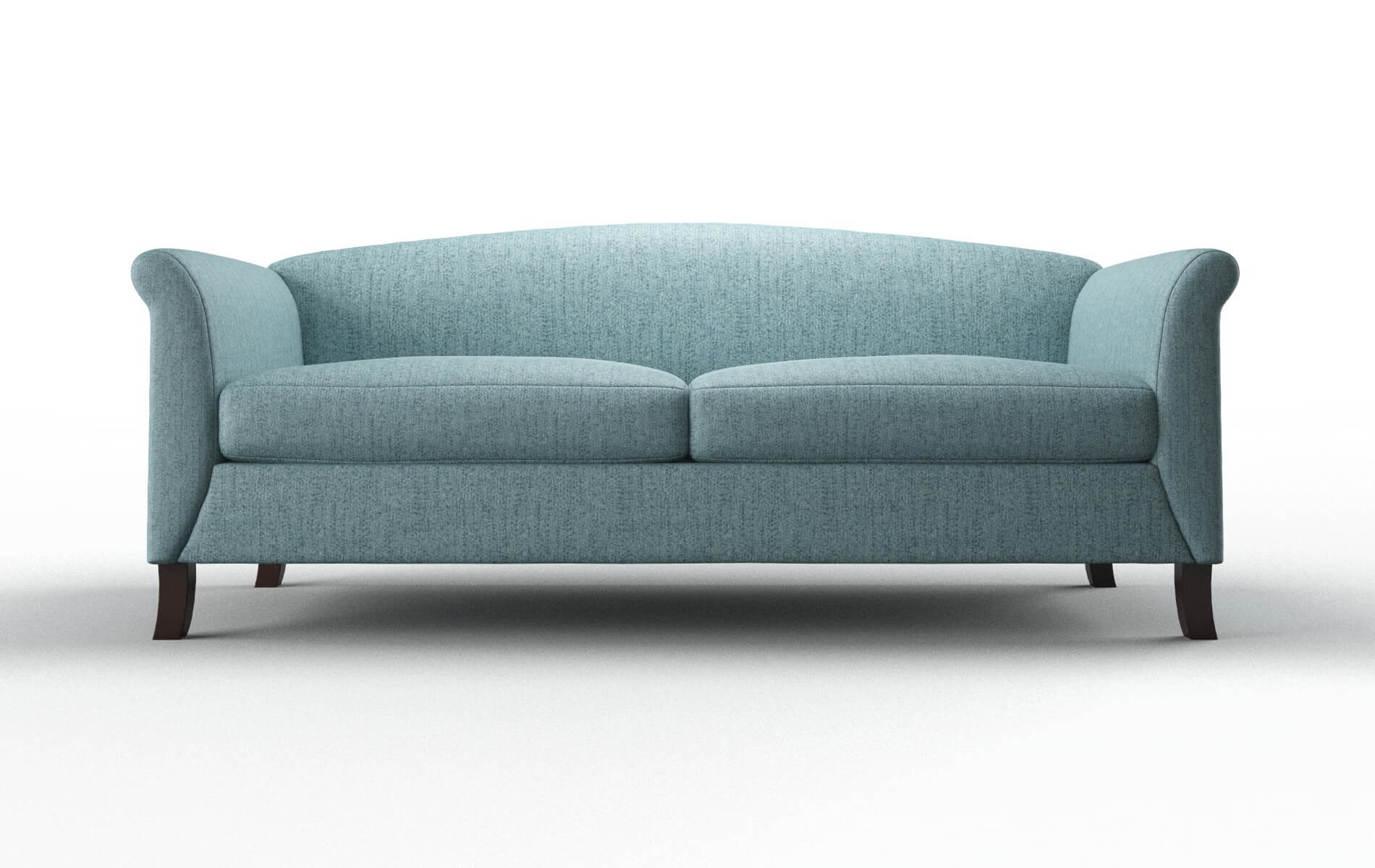 Crete Insight peacock Sofa Espresso Legs  1
