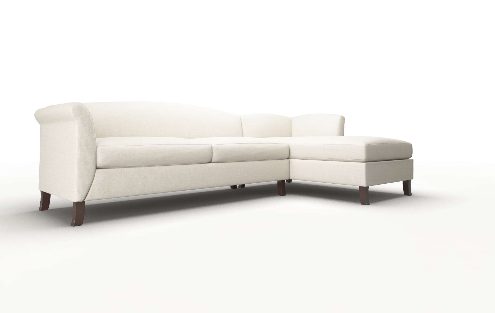 Crete Keylargo Almond Panel espresso legs 2