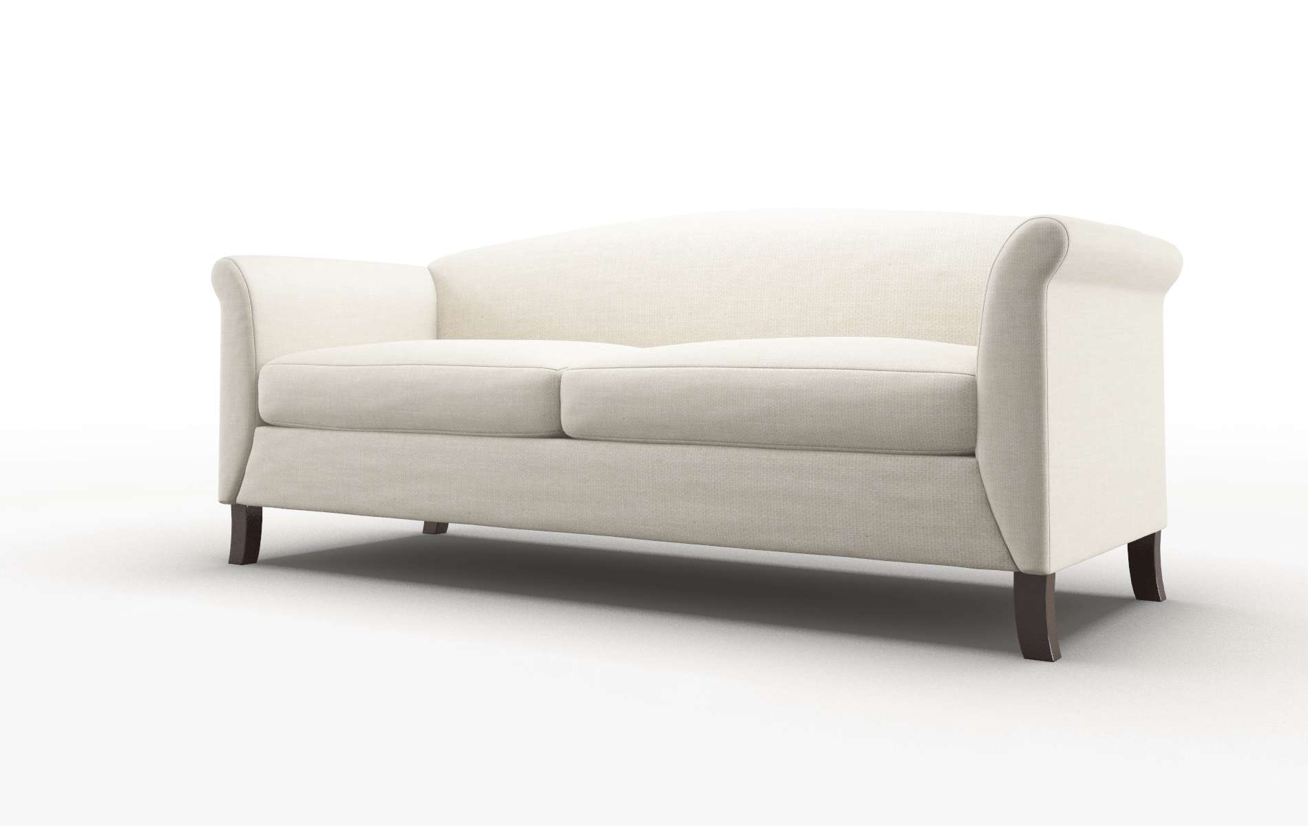 Crete Keylargo Almond Sofa espresso legs 4