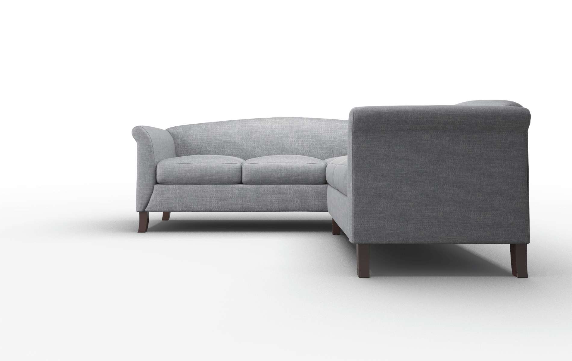 Crete Keylargo Graphite Sectional espresso legs 5