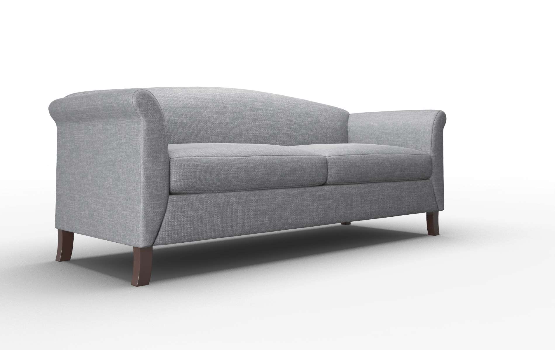 Crete Keylargo Graphite Sofa espresso legs 2