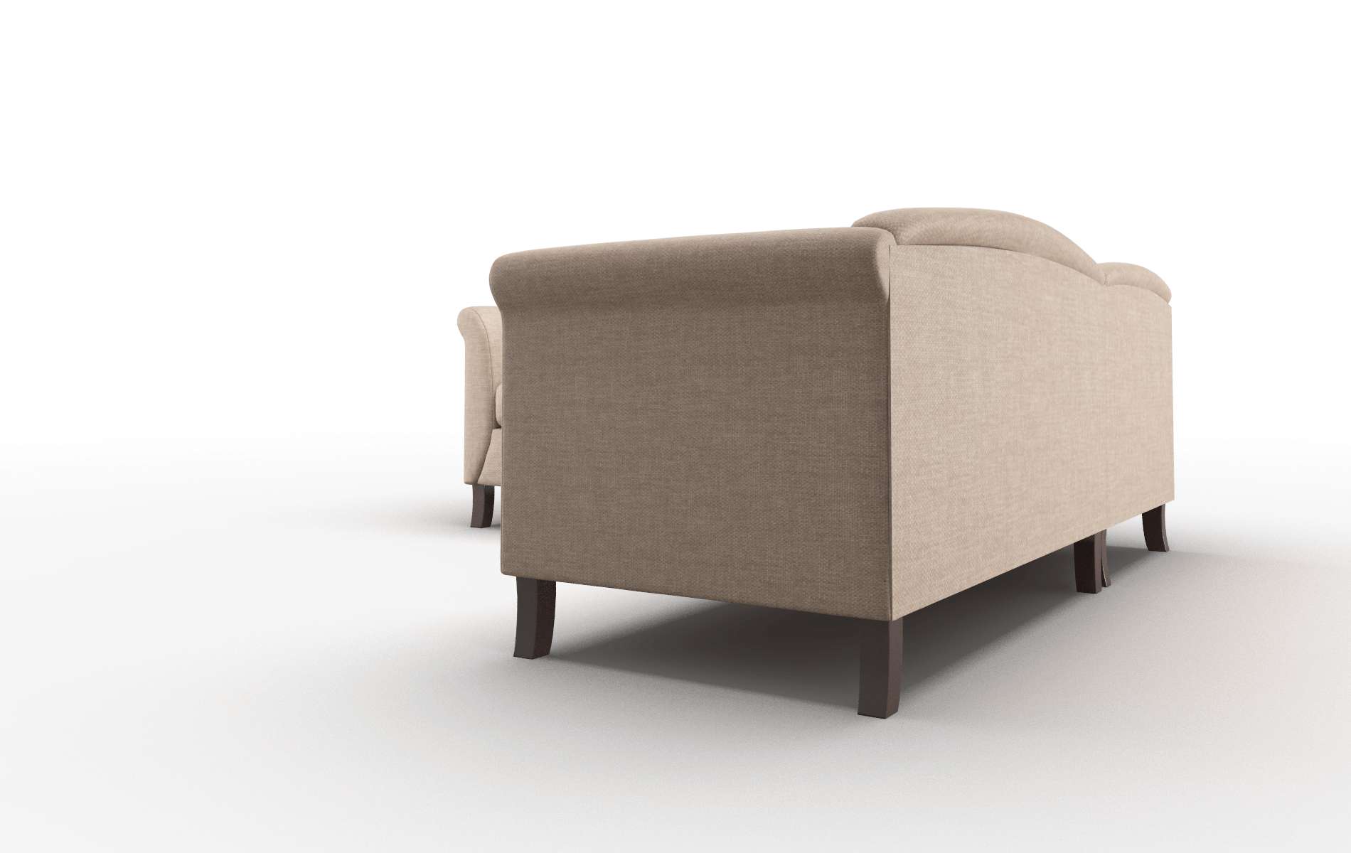 Crete Keylargo Mink Sectional espresso legs 4