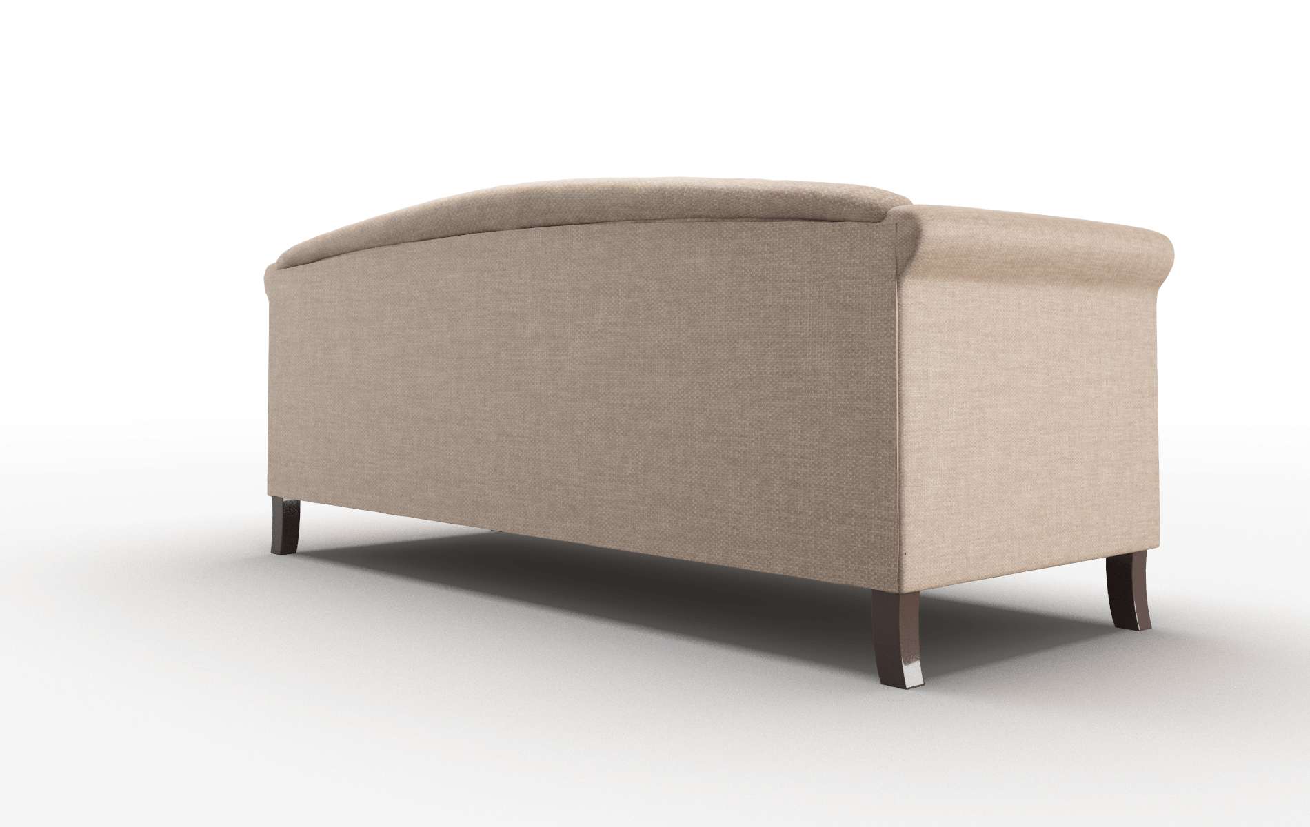 Crete Keylargo Mink Sofa espresso legs 5