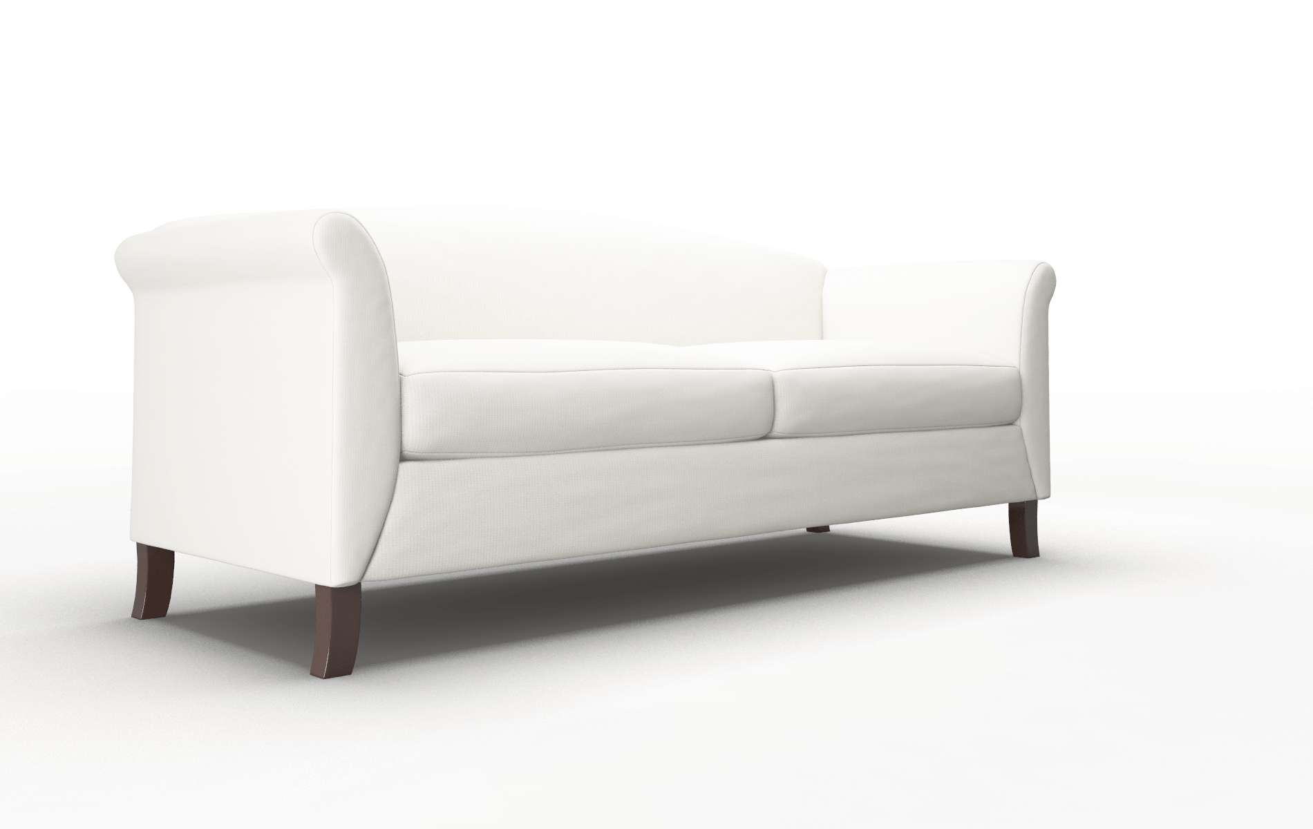 Crete Keylargo Oatmeal Sofa espresso legs 2