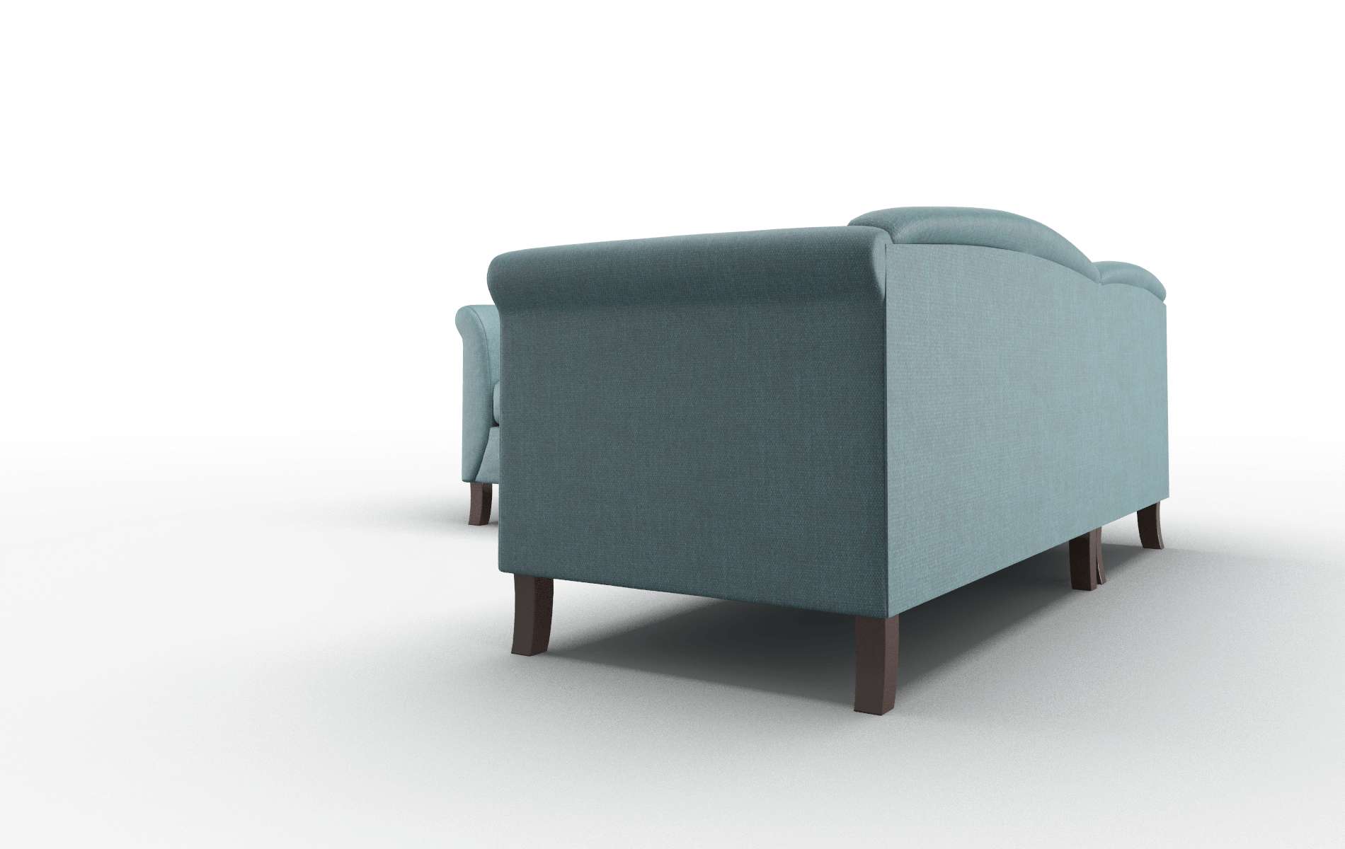 Crete Keylargo Zenithteal Sectional espresso legs 4