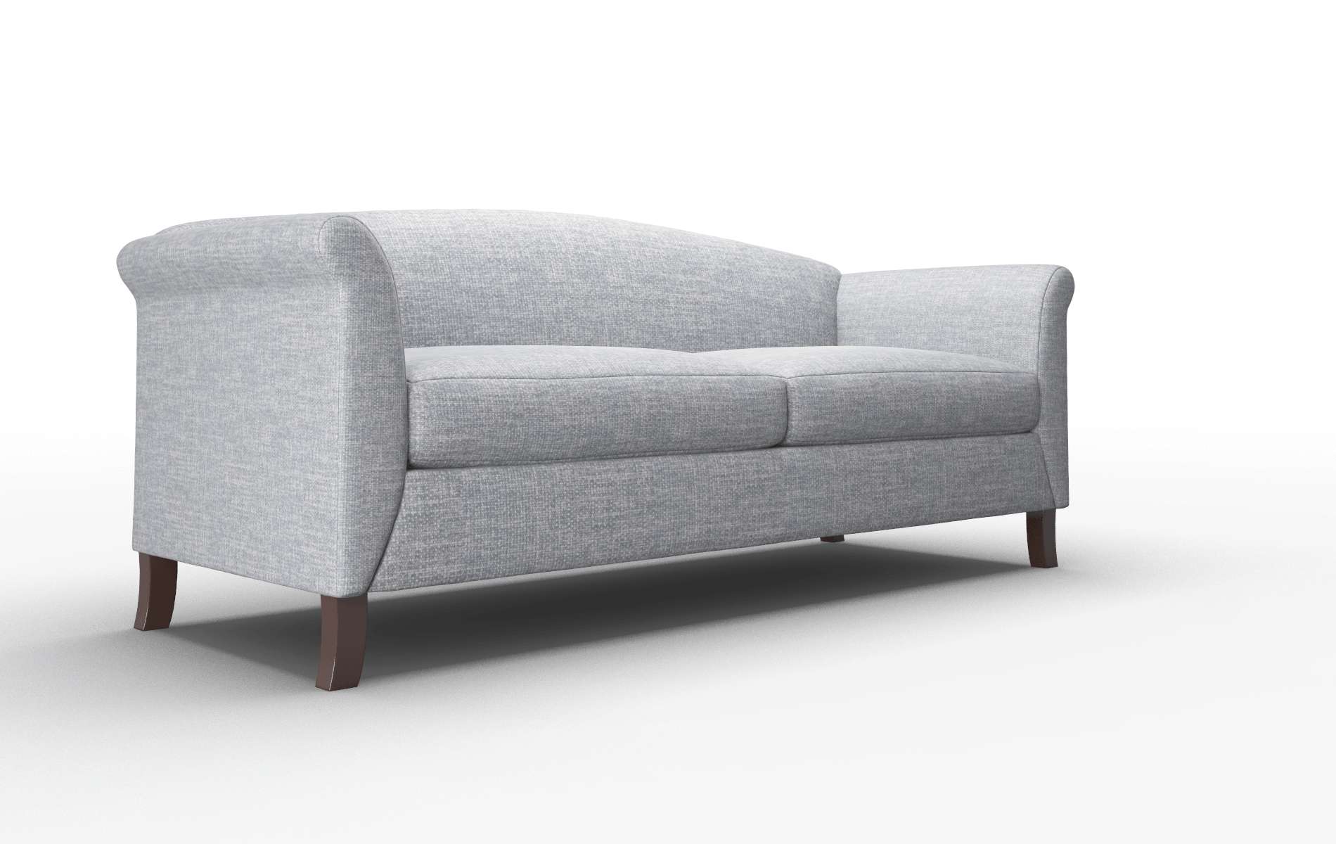 Crete Lana Ash Sofa espresso legs 2