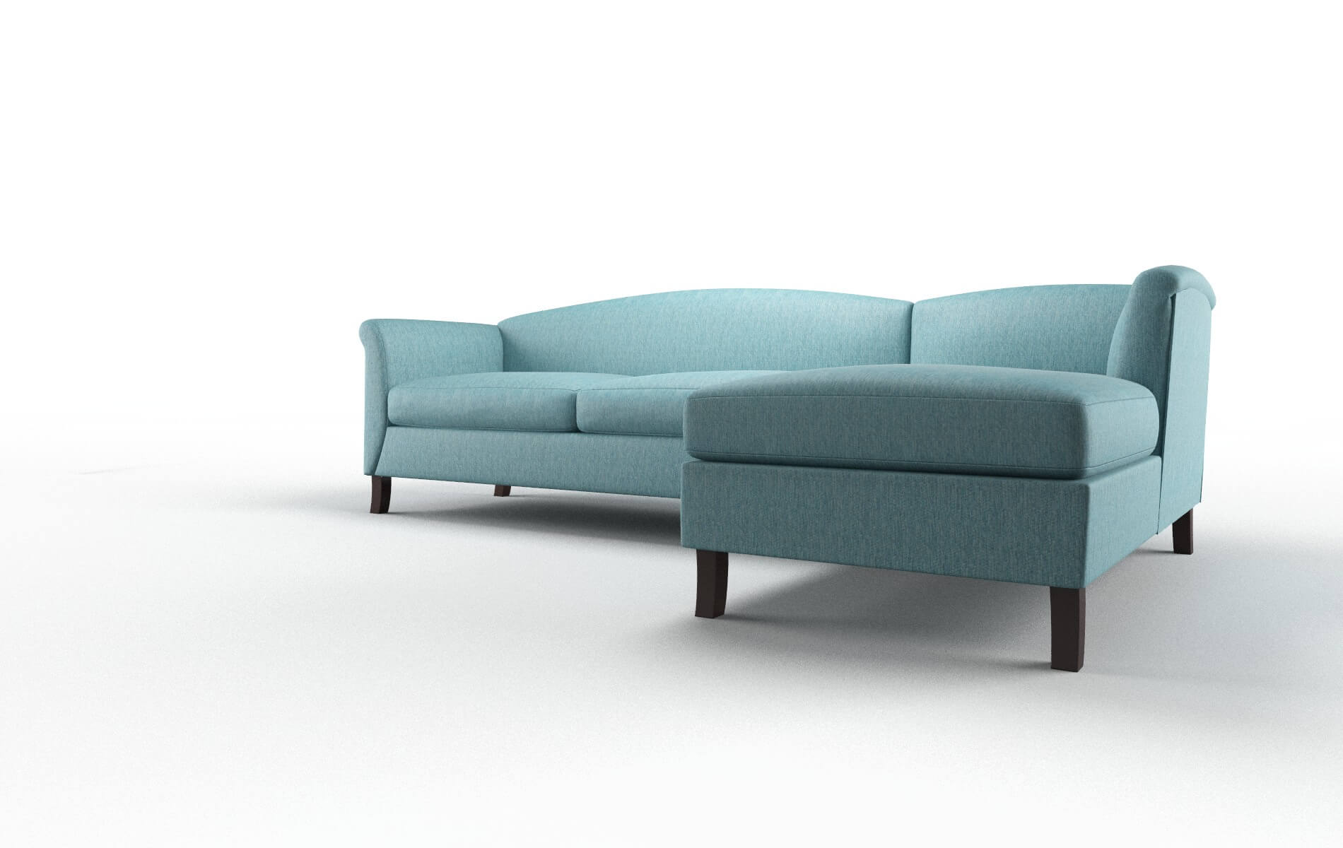 Crete Lana Peacock Panel espresso legs 4