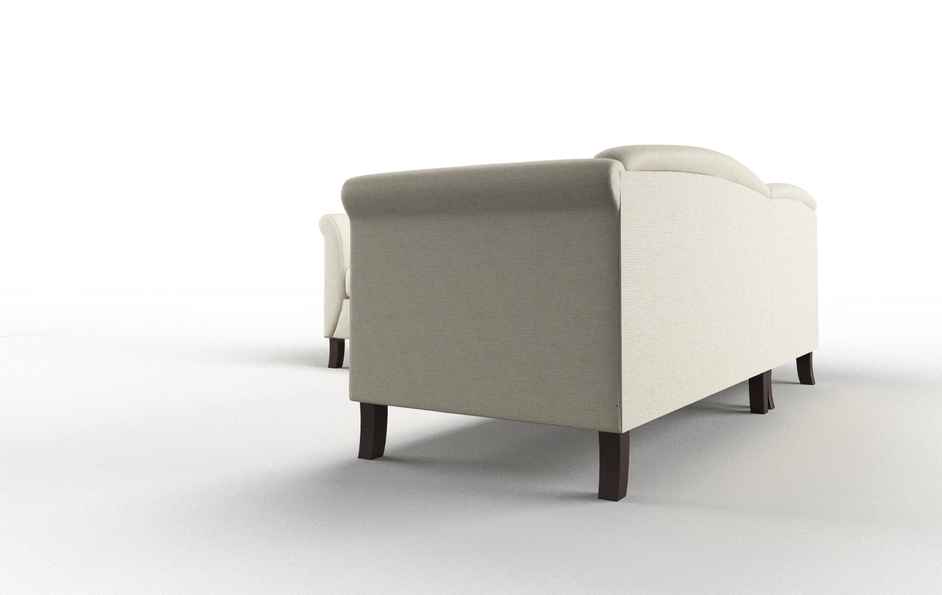 Crete Lana Sand Sectional espresso legs 4