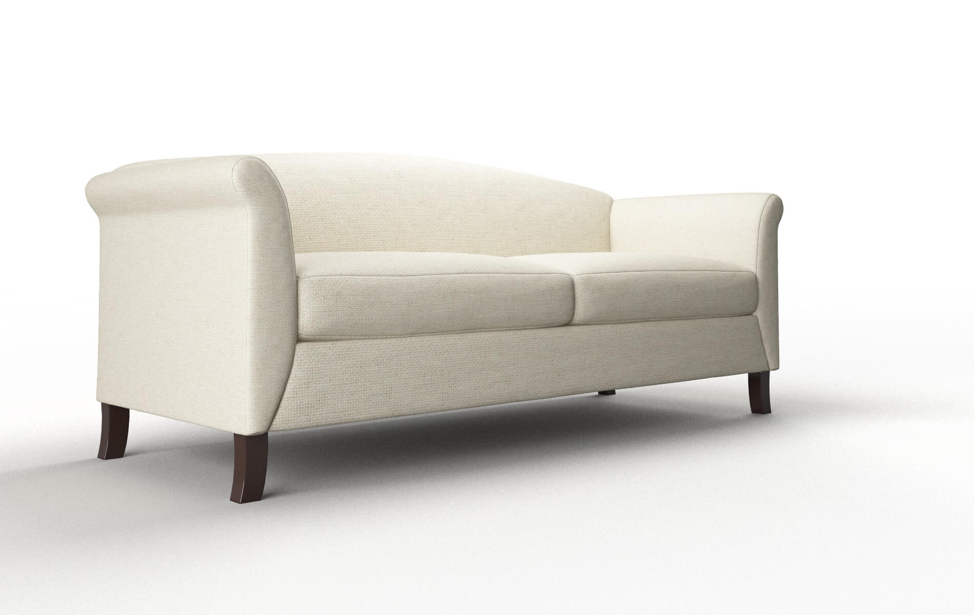 Crete Lana Sand Sofa espresso legs 2