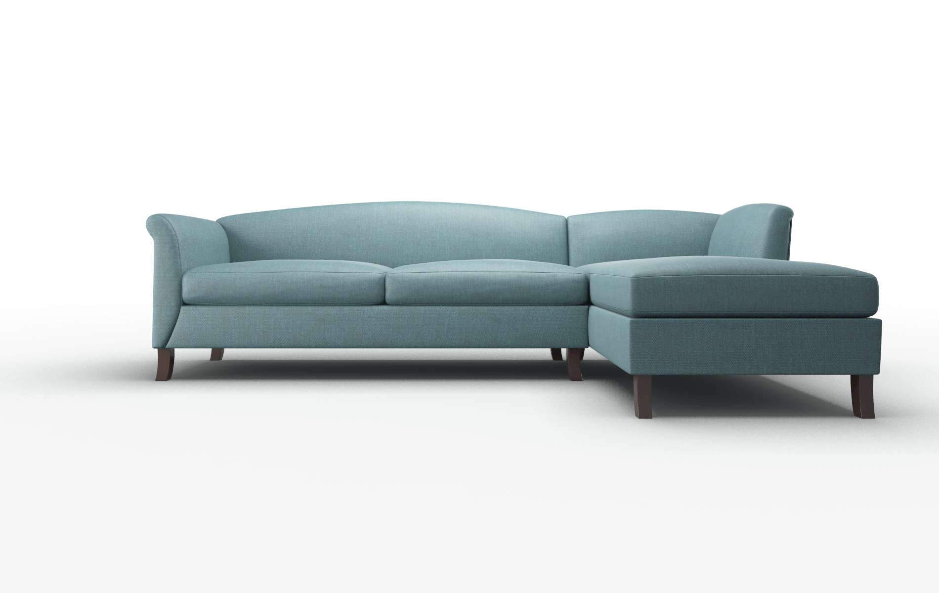 Crete Leslie peacock Panel Espresso Legs  1