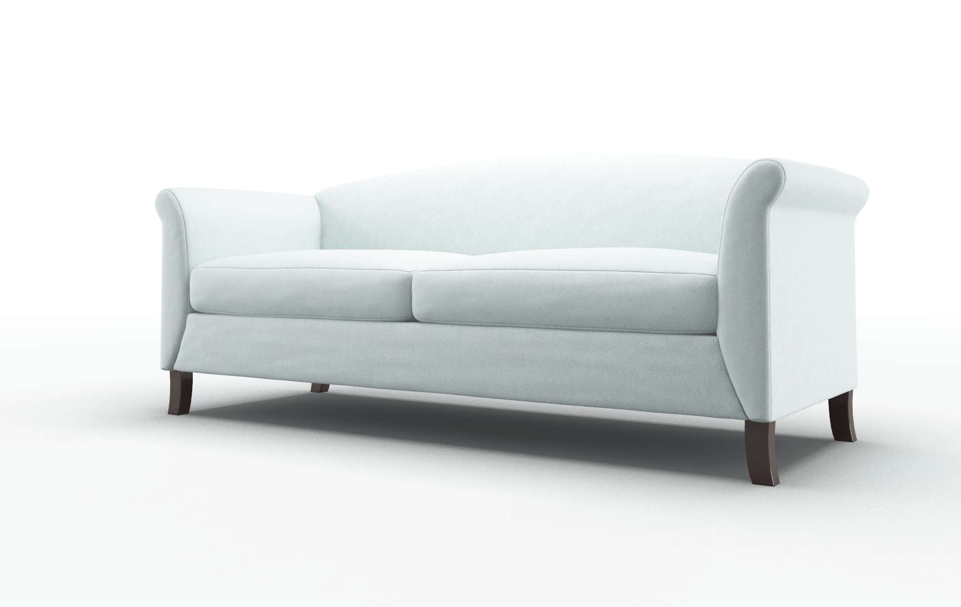 Crete Leslie Robins_egg Sofa espresso legs 4