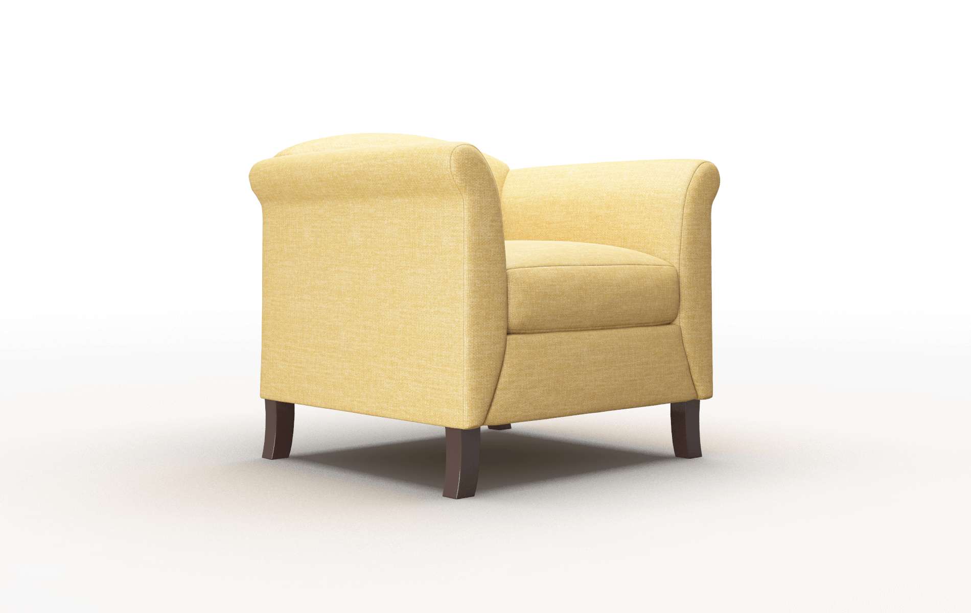 Crete Leslie Saffron Chair espresso legs 2