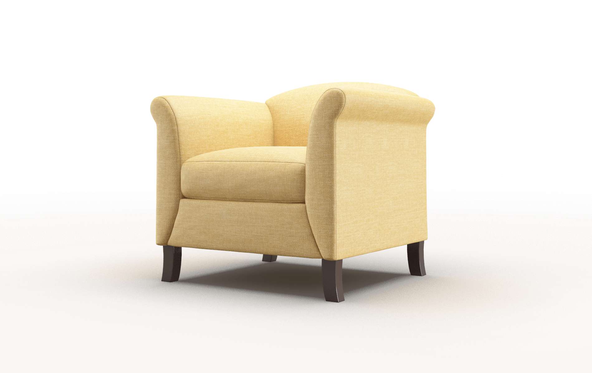 Crete Leslie Saffron Chair espresso legs 4