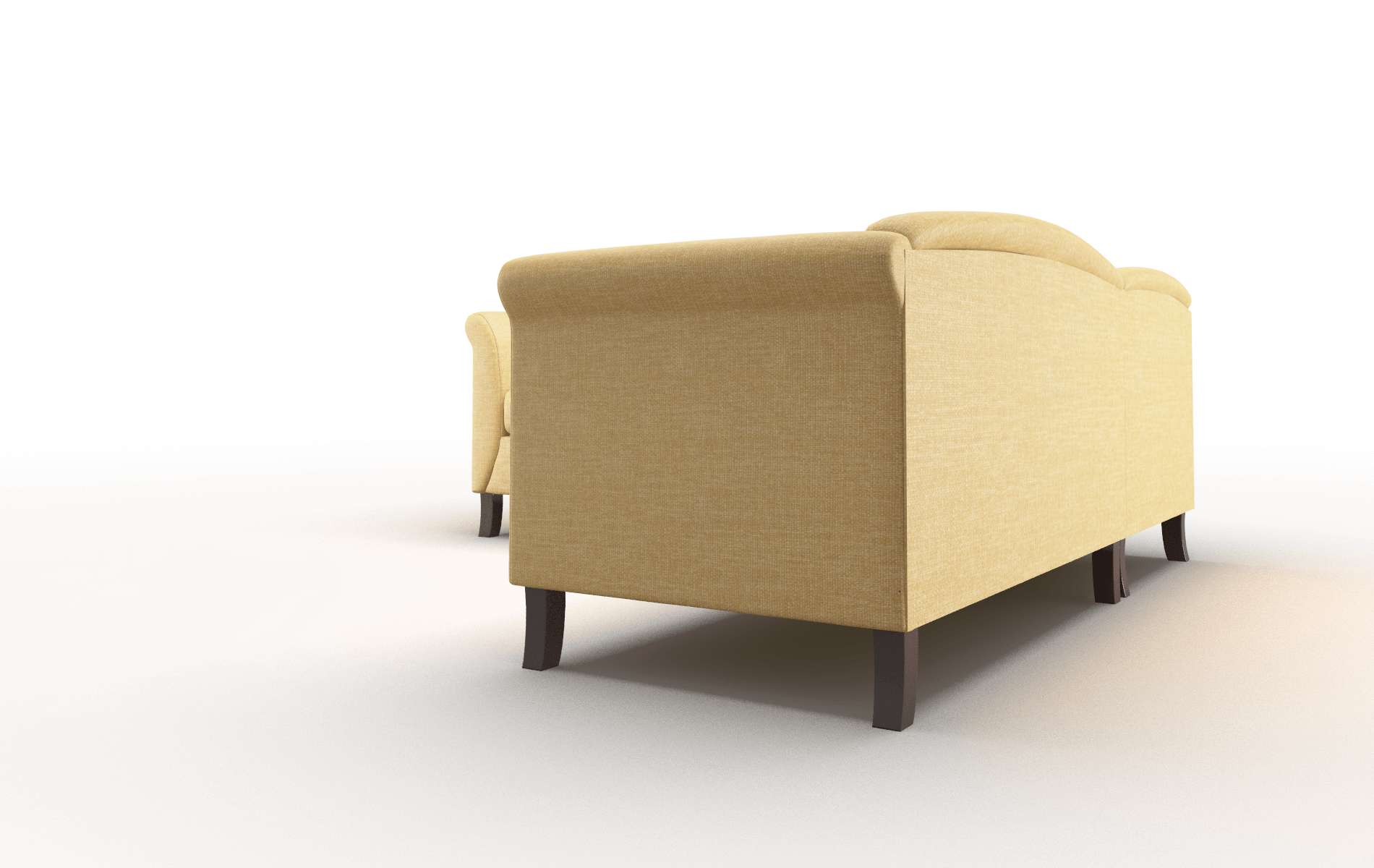 Crete Leslie Saffron Sectional espresso legs 4