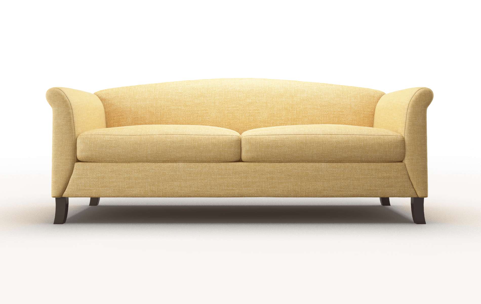 Crete Leslie Saffron Sofa espresso legs 1
