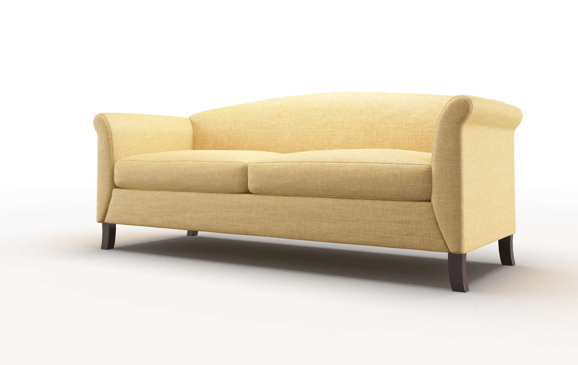 Crete Leslie Saffron Sofa espresso legs 4