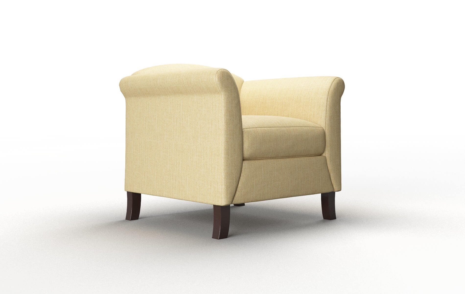 Crete Malibu Maize Chair espresso legs 2