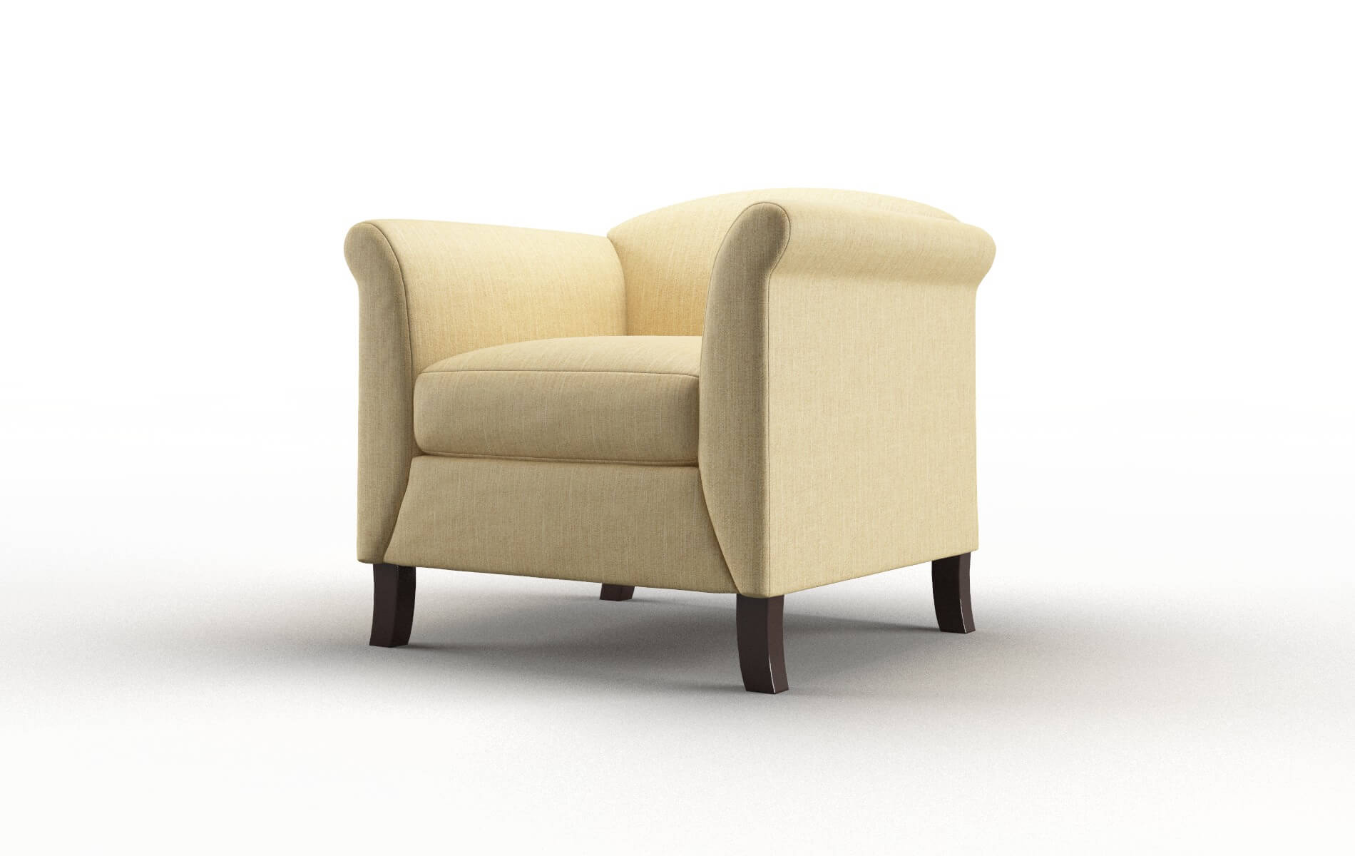 Crete Malibu Maize Chair espresso legs 4