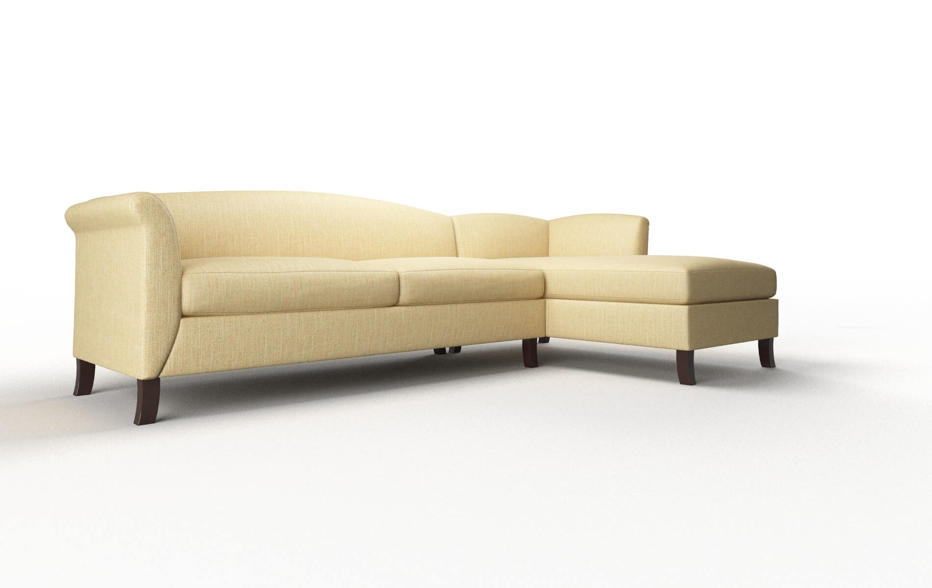 Crete Malibu Maize Panel espresso legs 2