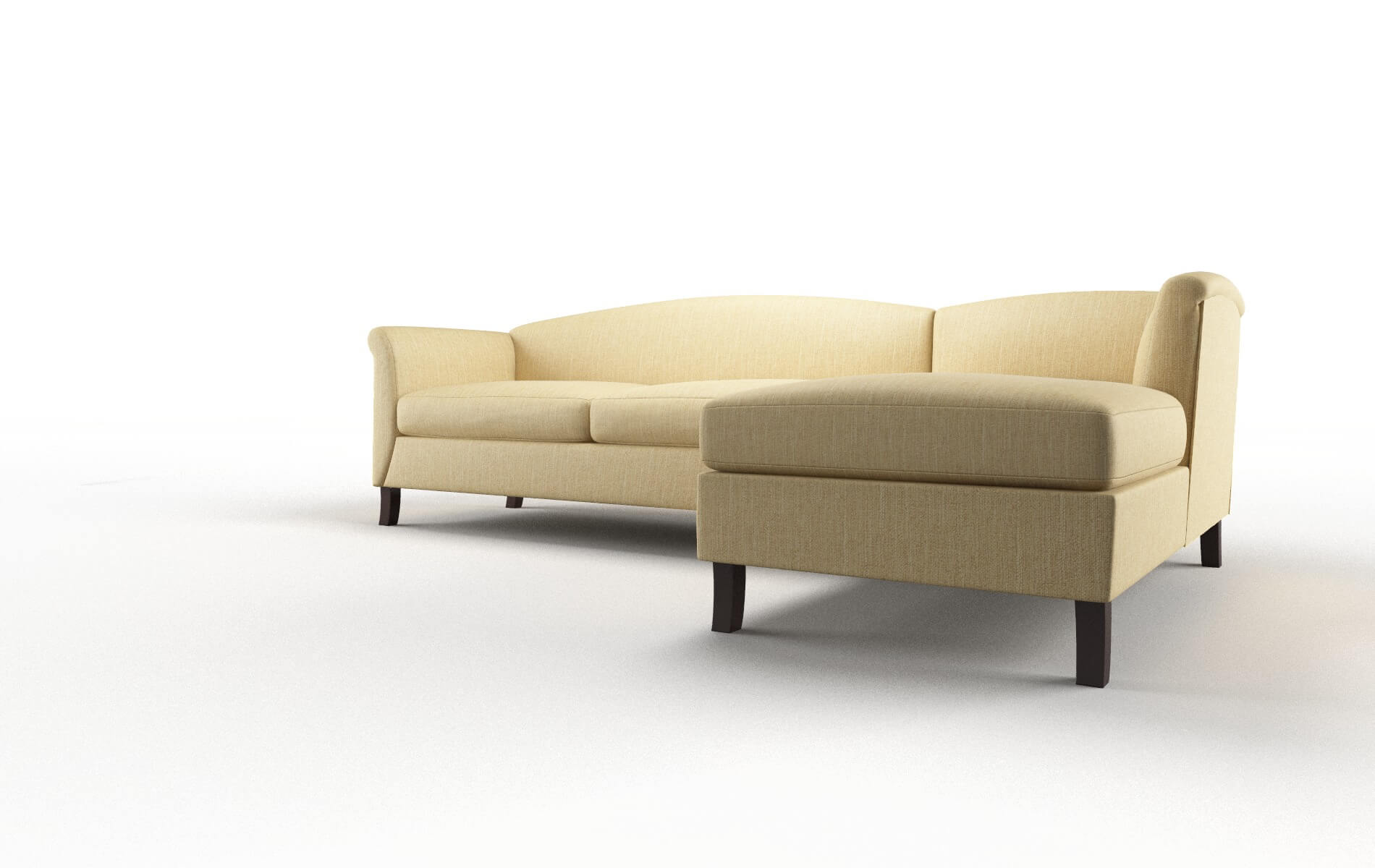 Crete Malibu Maize Panel espresso legs 4