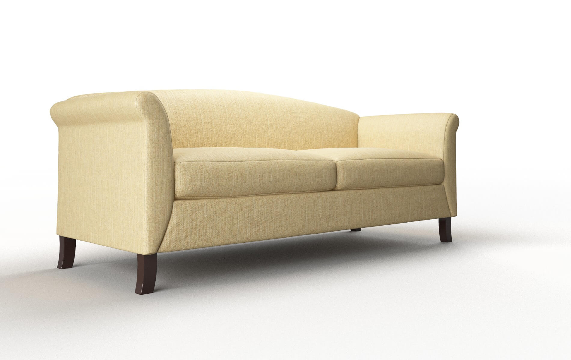 Crete Malibu Maize Sofa espresso legs 2