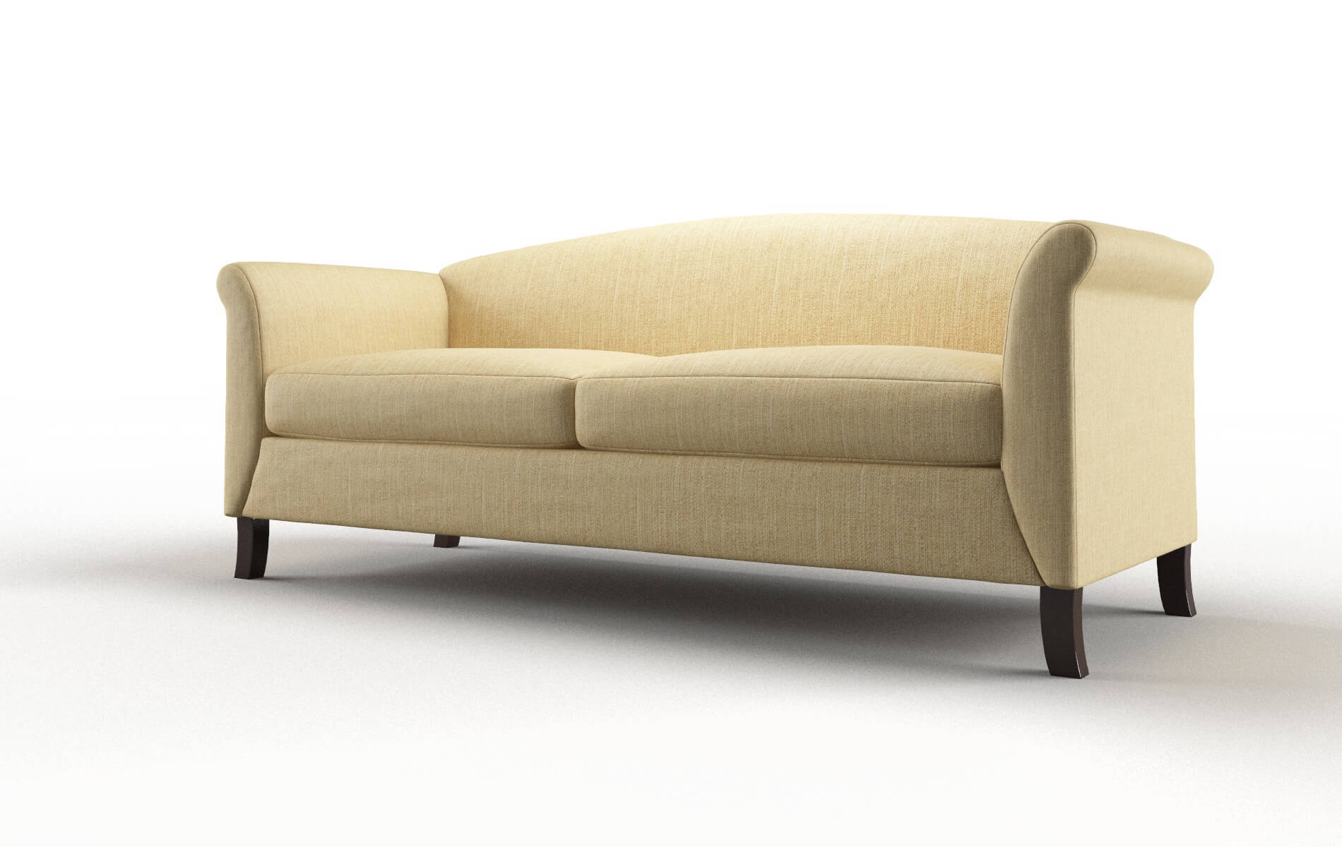 Crete Malibu Maize Sofa espresso legs 4