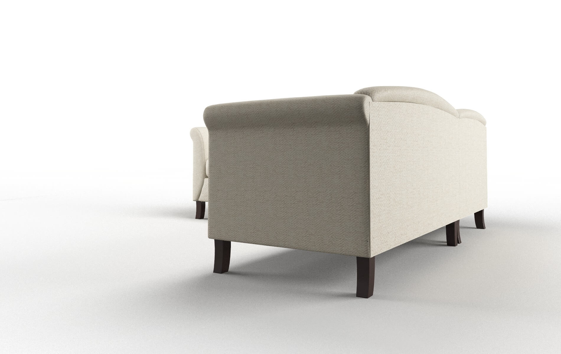 Crete Malibu Sand Sectional espresso legs 4