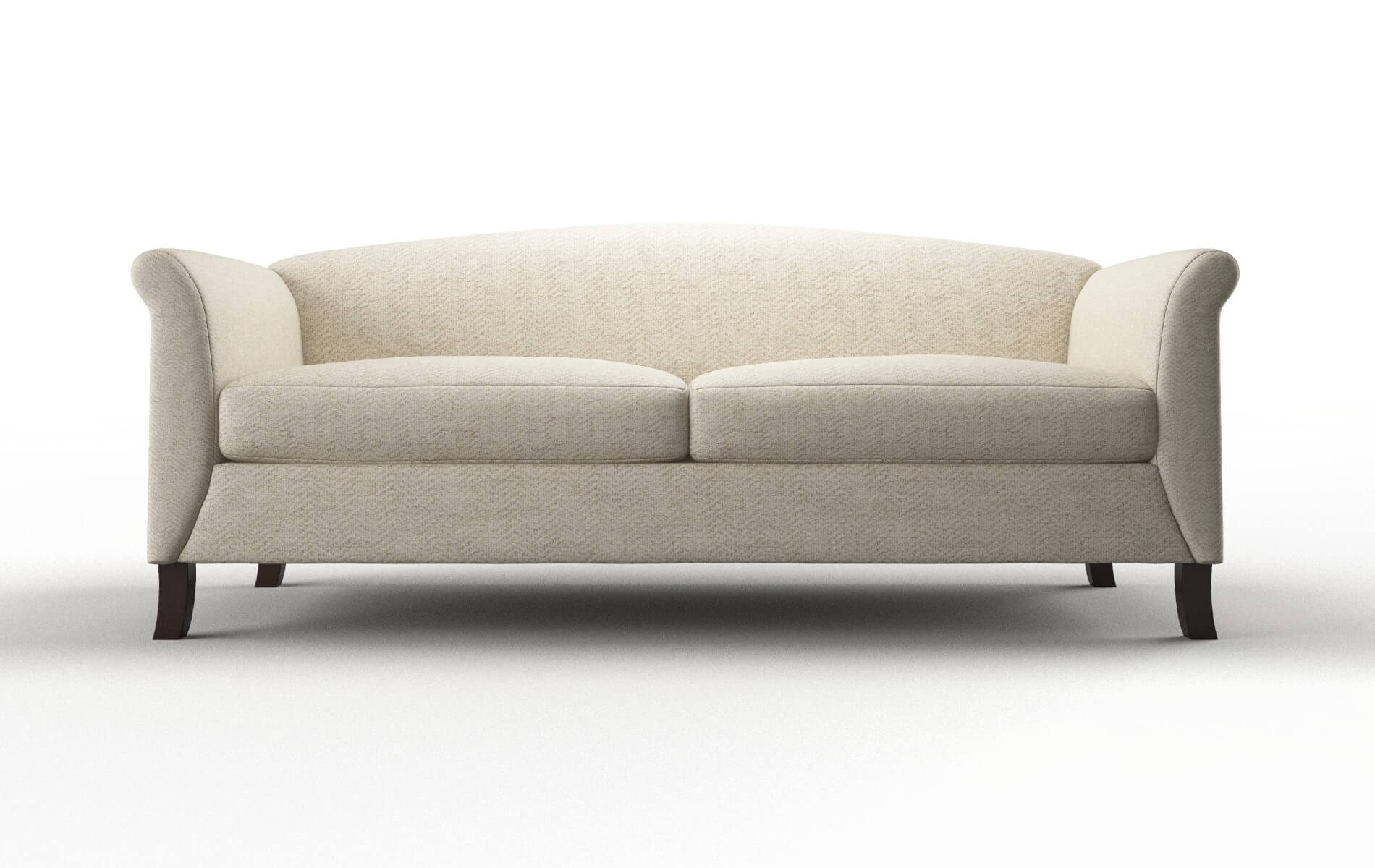 Crete Malibu Sand Sofa espresso legs 1