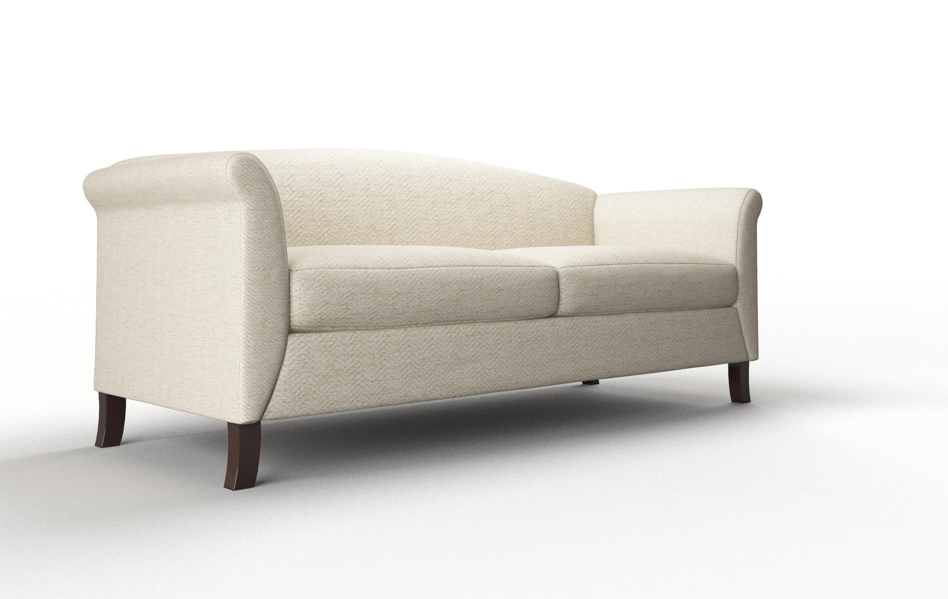 Crete Malibu Sand Sofa espresso legs 2