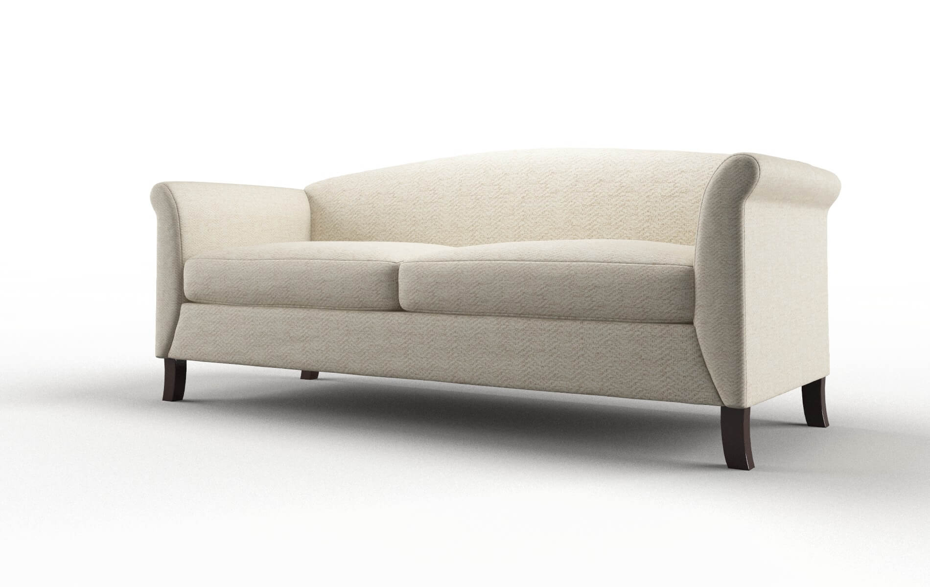 Crete Malibu Sand Sofa espresso legs 4