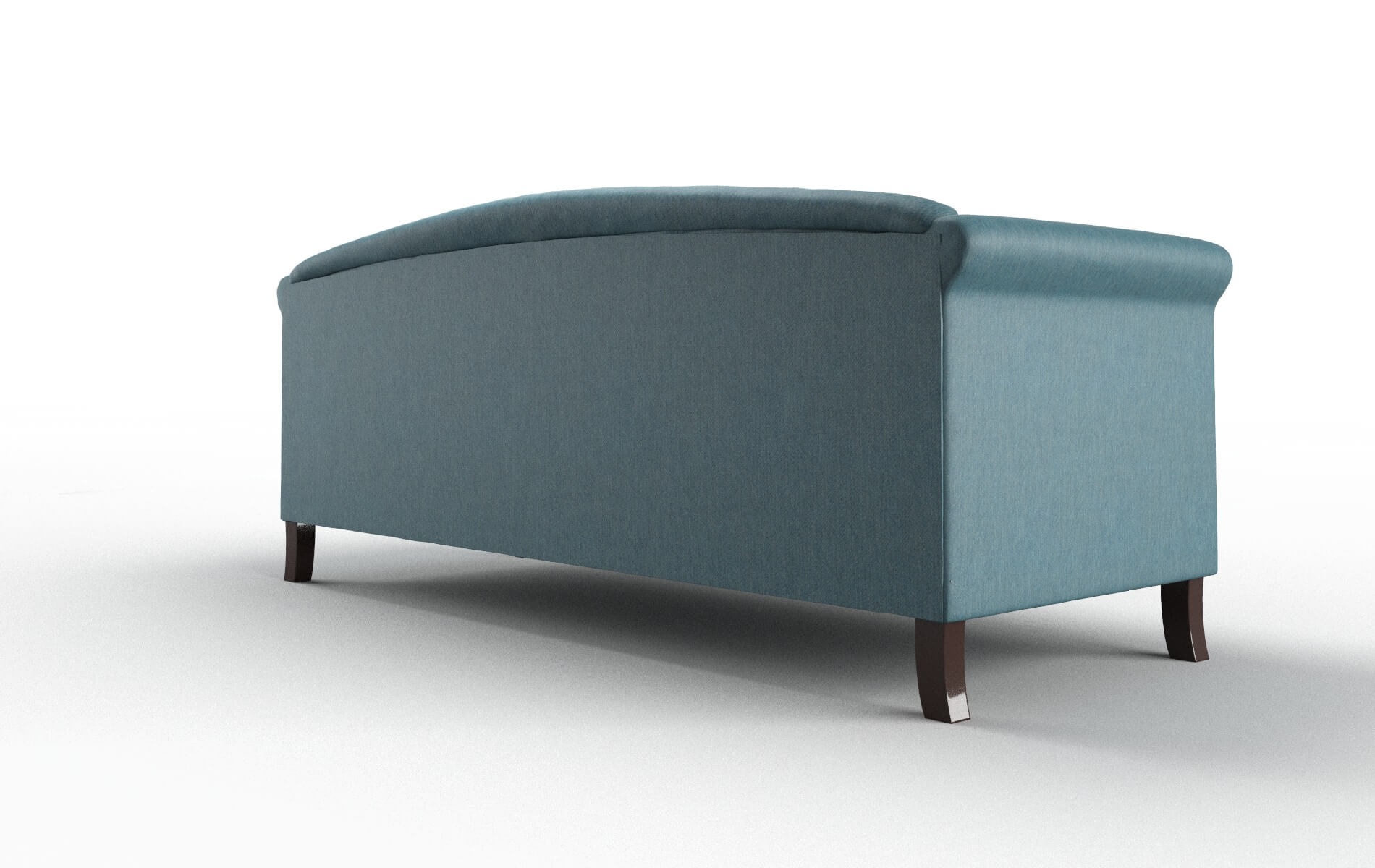 Crete Merit Peacock Sofa espresso legs 5