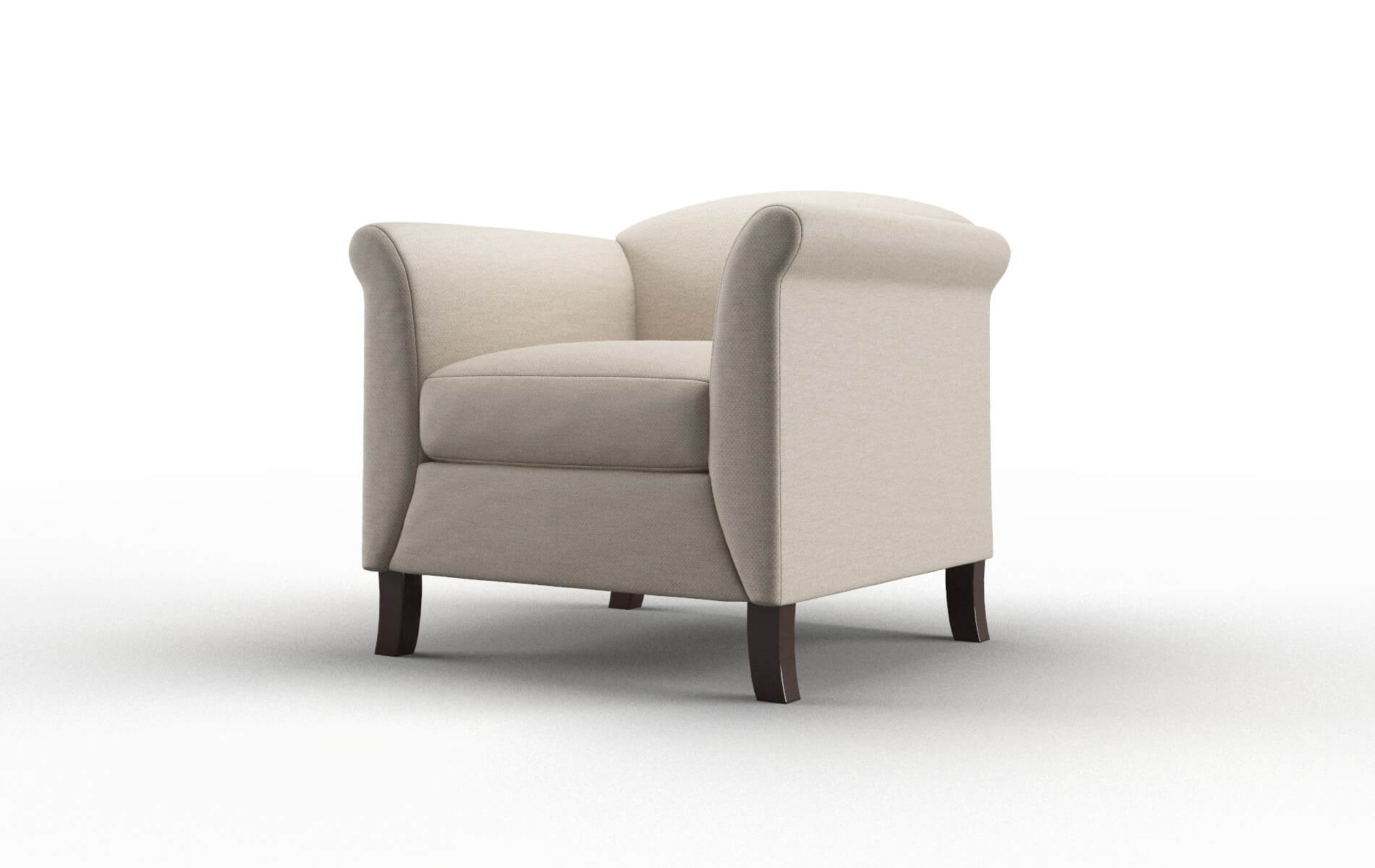 Crete Naples Almond Chair espresso legs 4