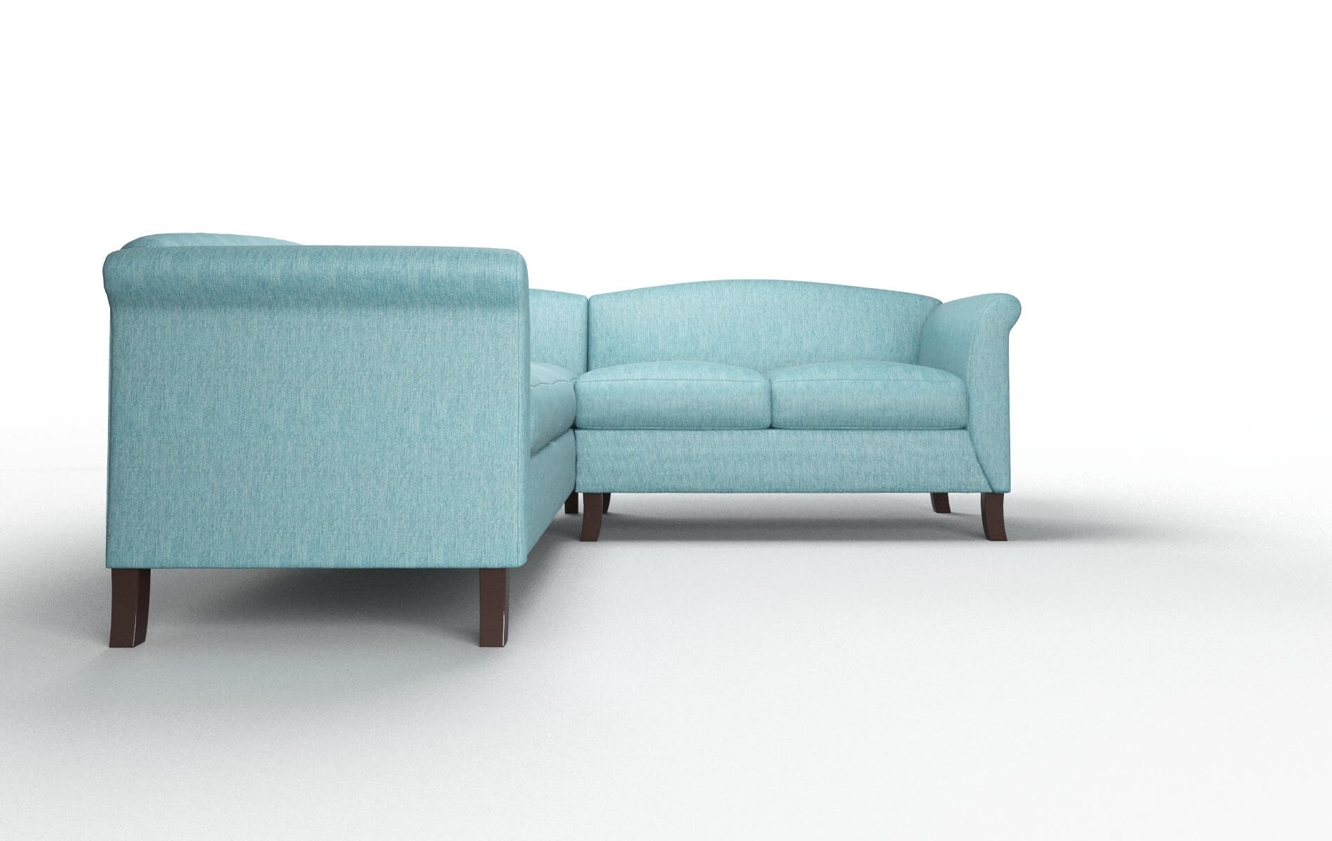 Crete Naples Pool Sectional espresso legs 2