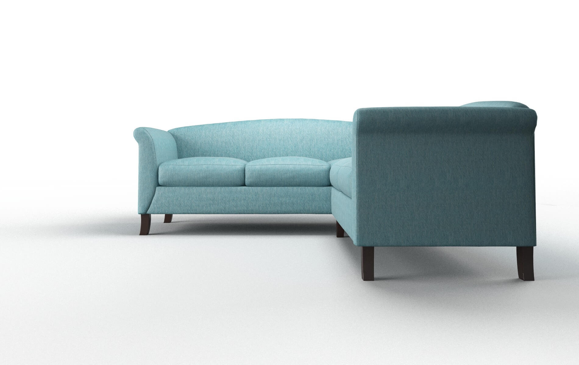 Crete Naples Pool Sectional espresso legs 5