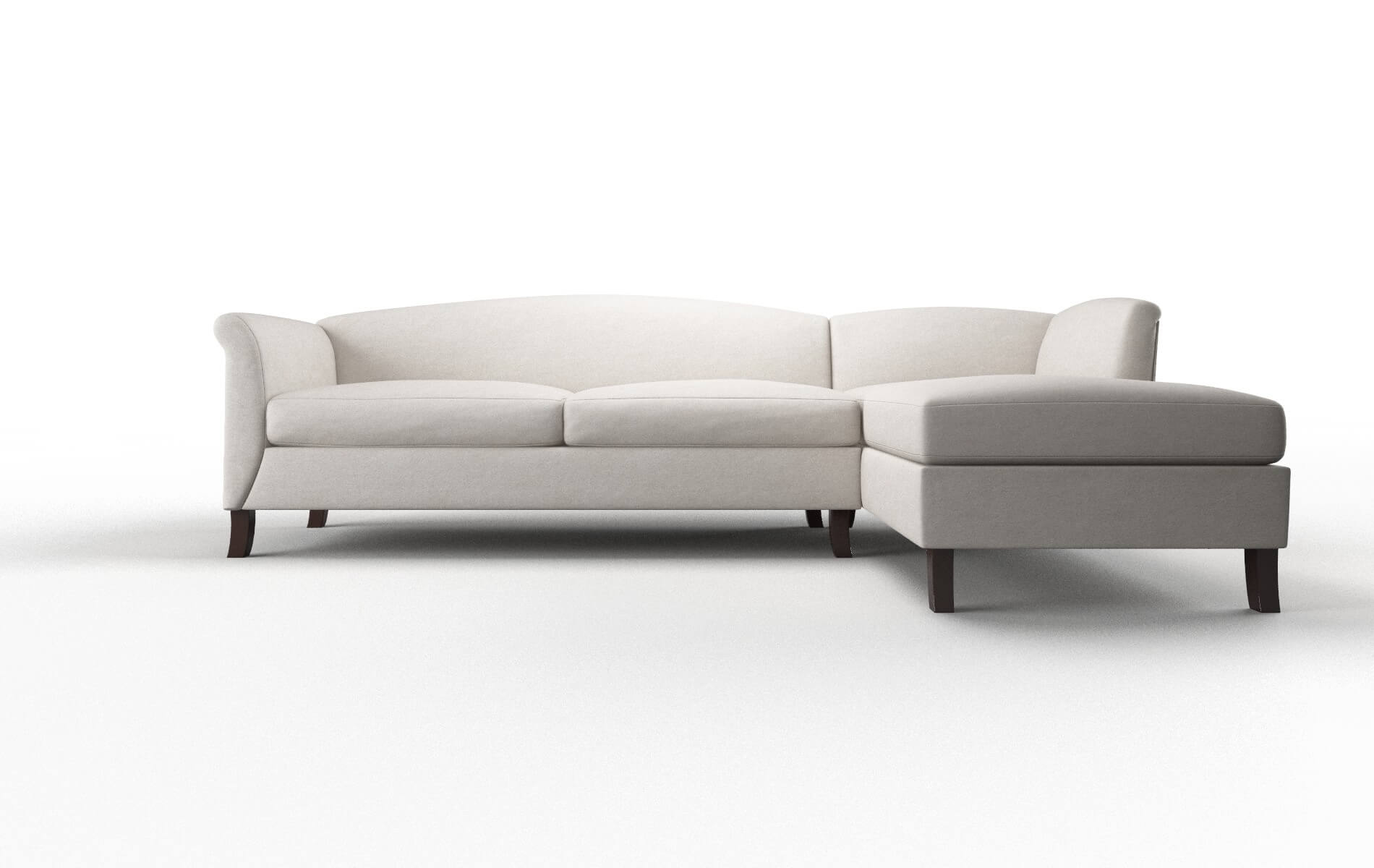 Crete Noble grey Panel Espresso Legs  1