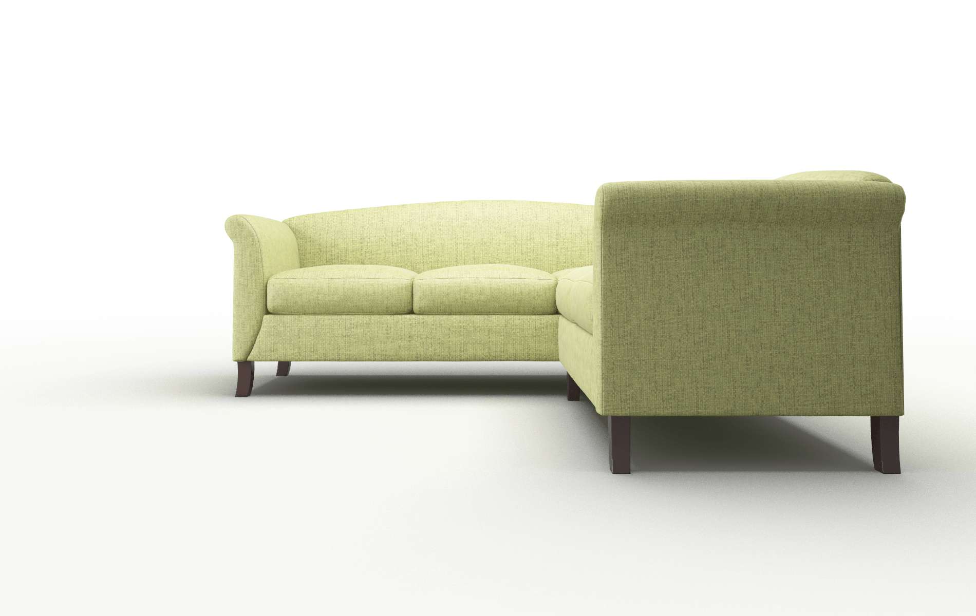 Crete Notion Appletini Sectional espresso legs 5