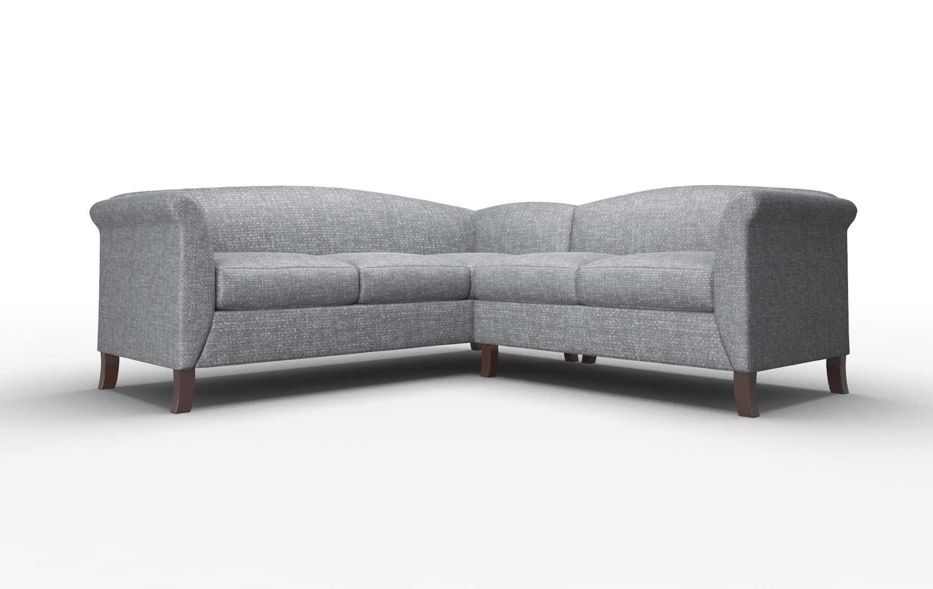 Crete Notion Graphite Sectional espresso legs 1