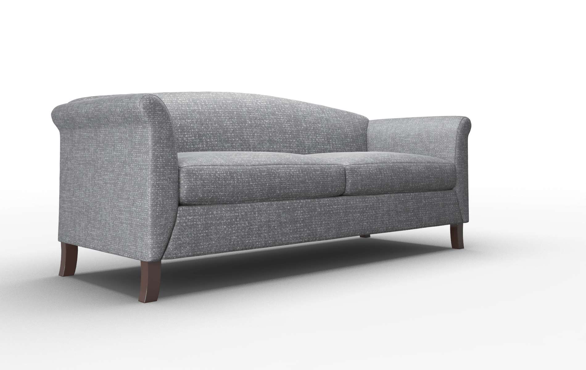 Crete Notion Graphite Sofa espresso legs 2