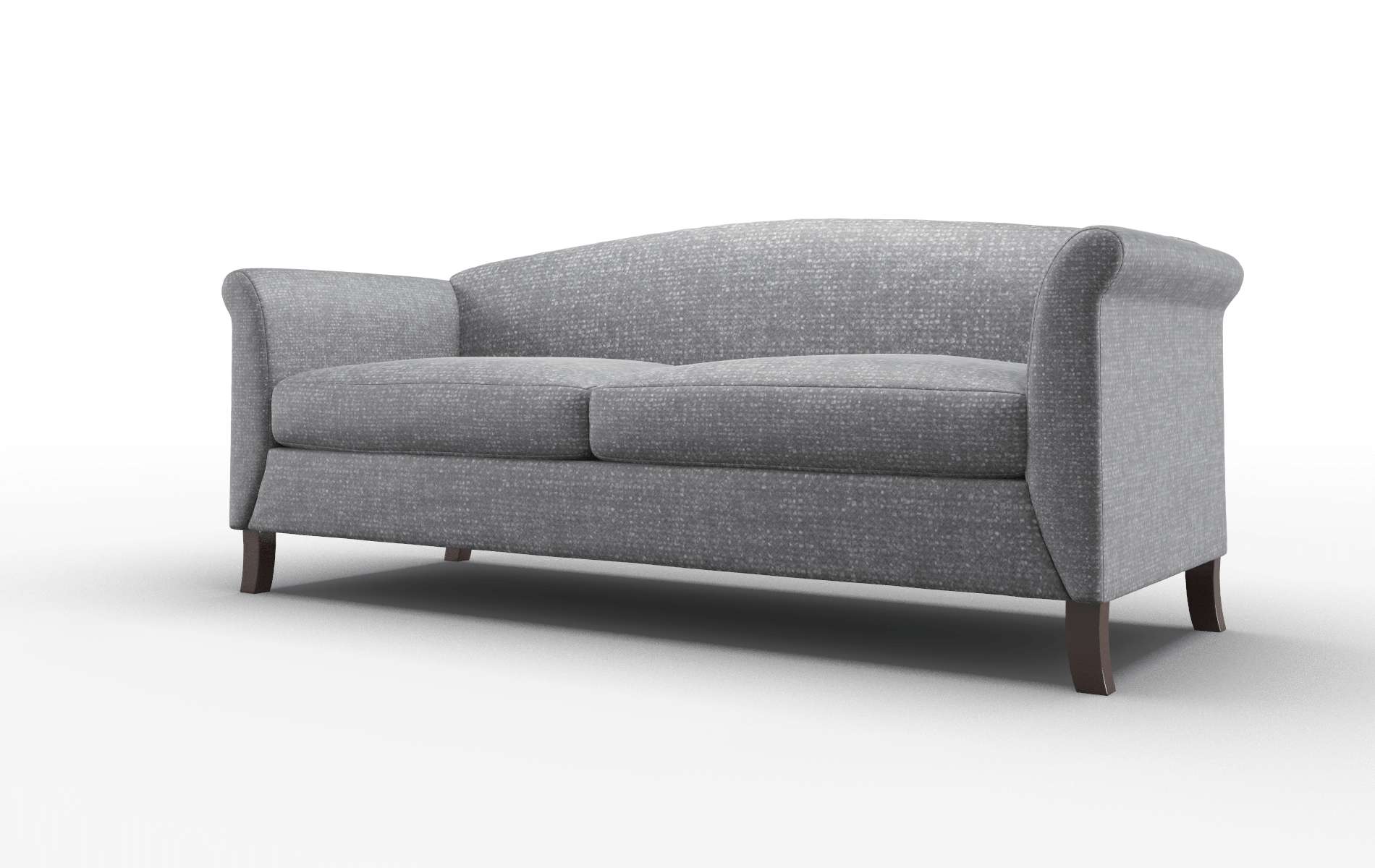 Crete Notion Graphite Sofa espresso legs 4