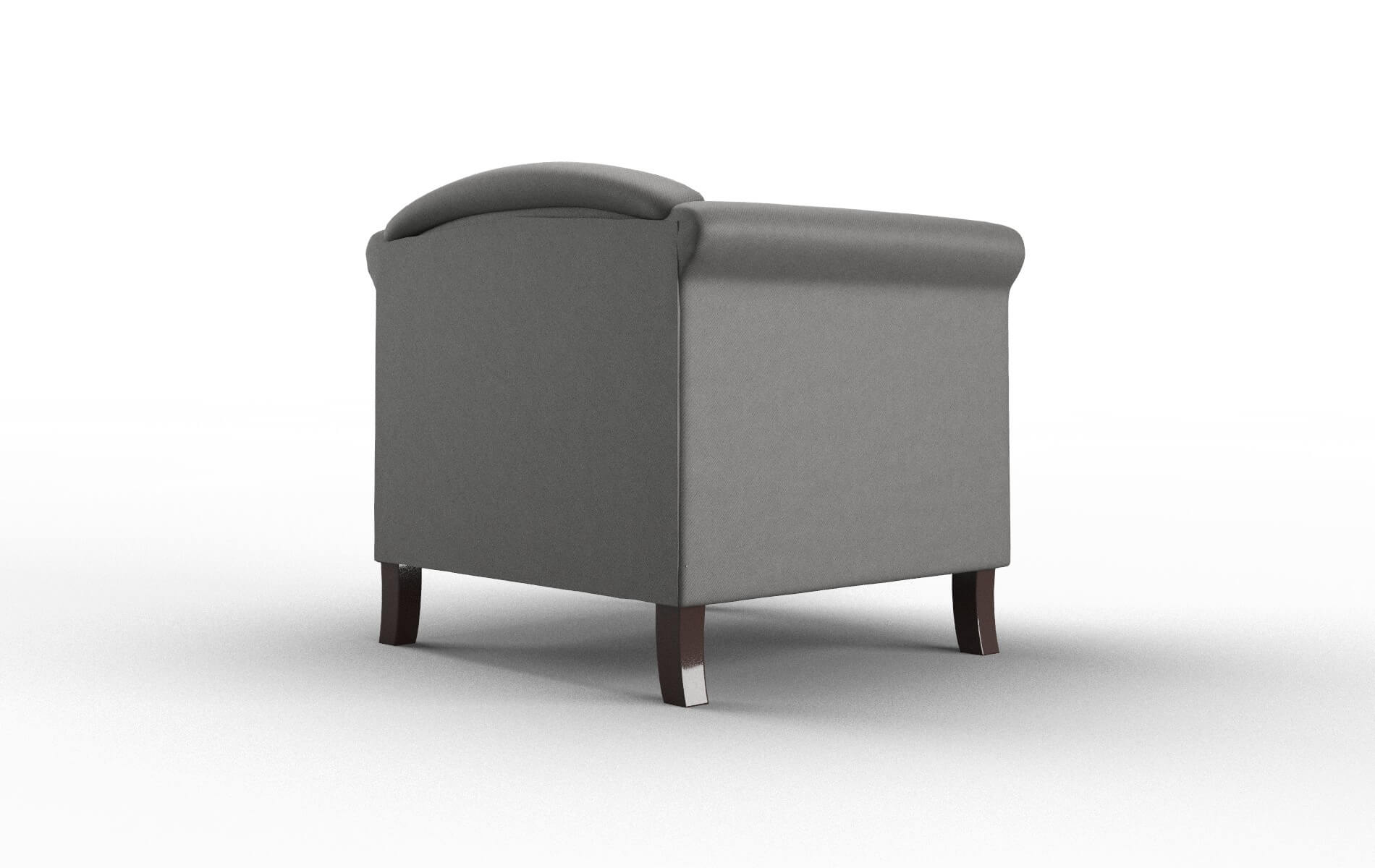 Crete Oakley Charcoal Chair espresso legs 5