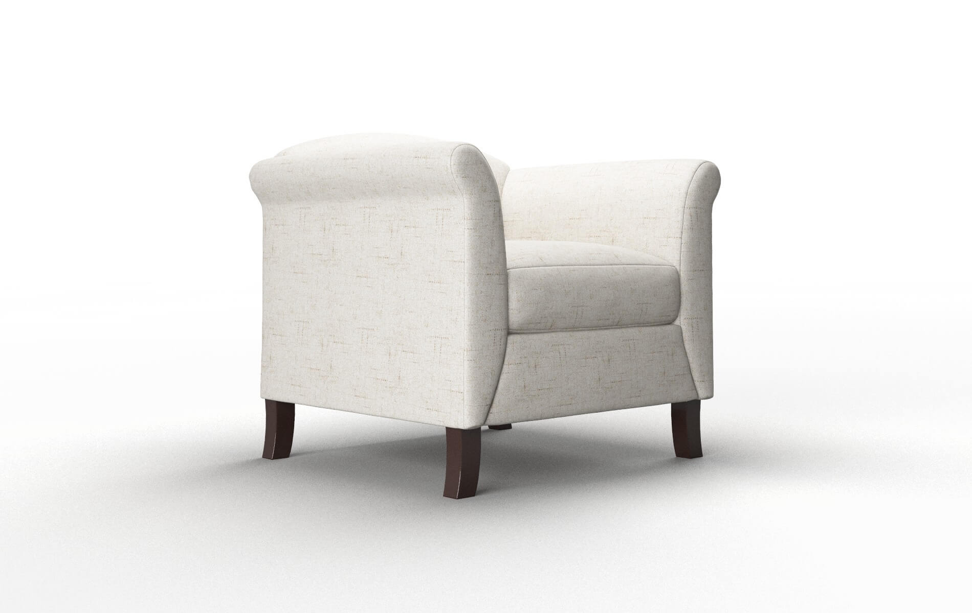 Crete Oceanside Natural Chair espresso legs 2