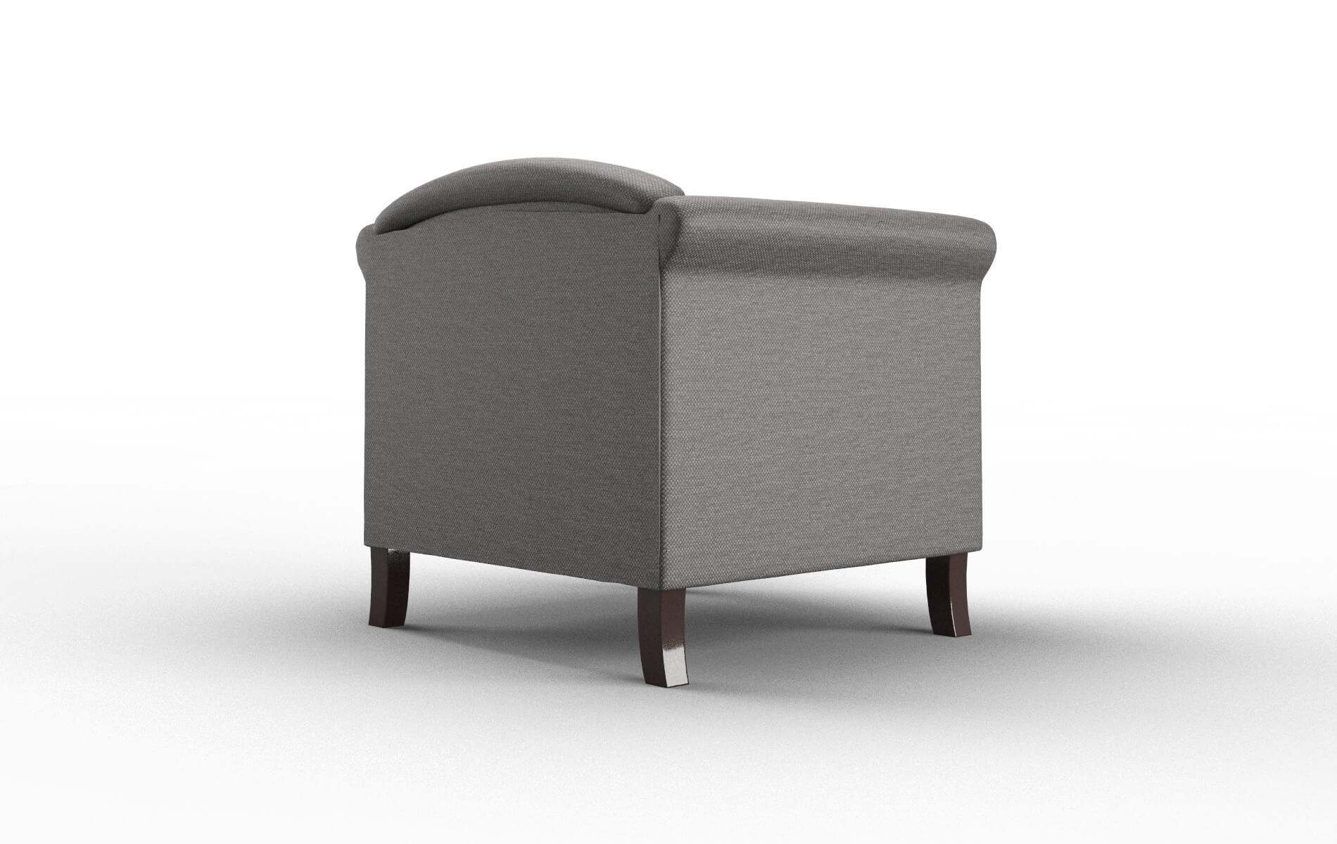 Crete Oscar Charcoal Chair espresso legs 5