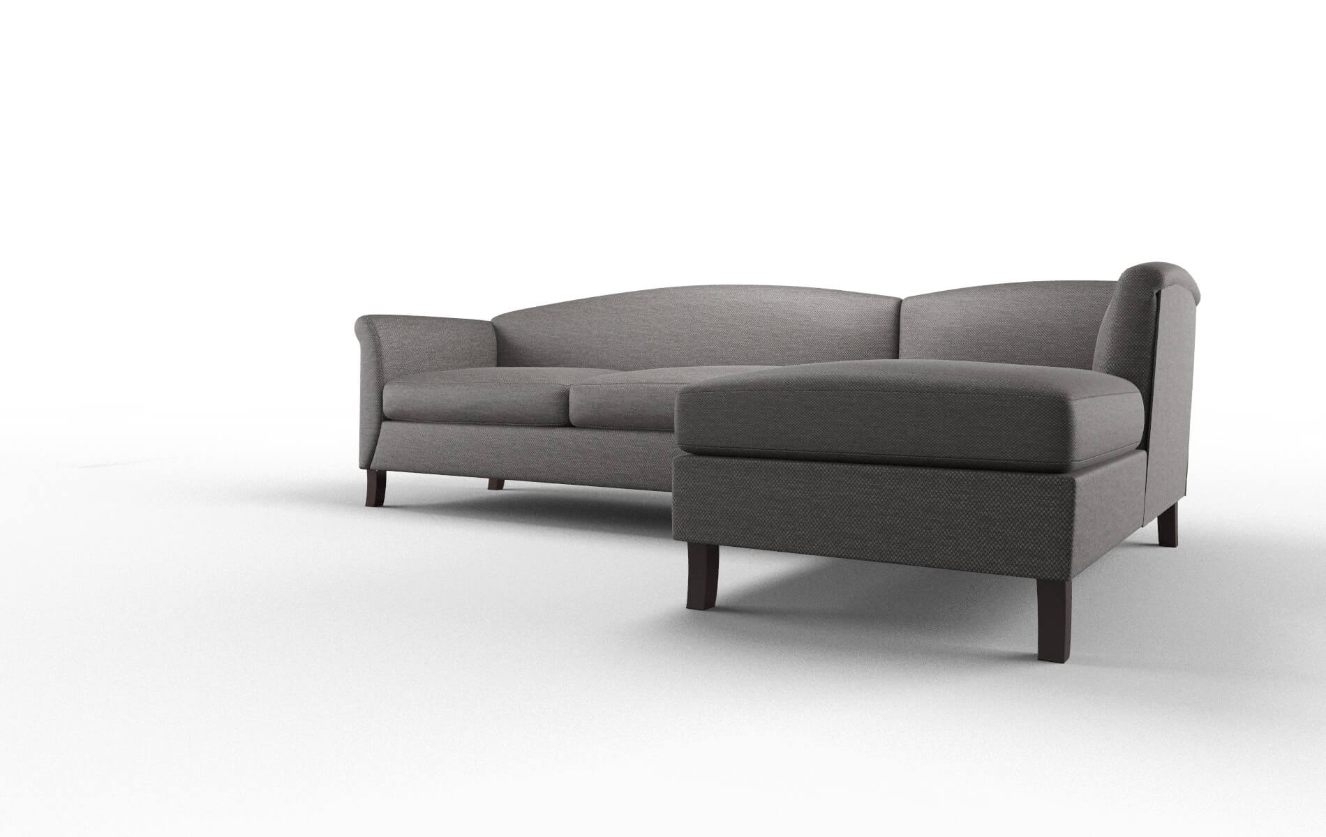 Crete Oscar Charcoal Panel espresso legs 4