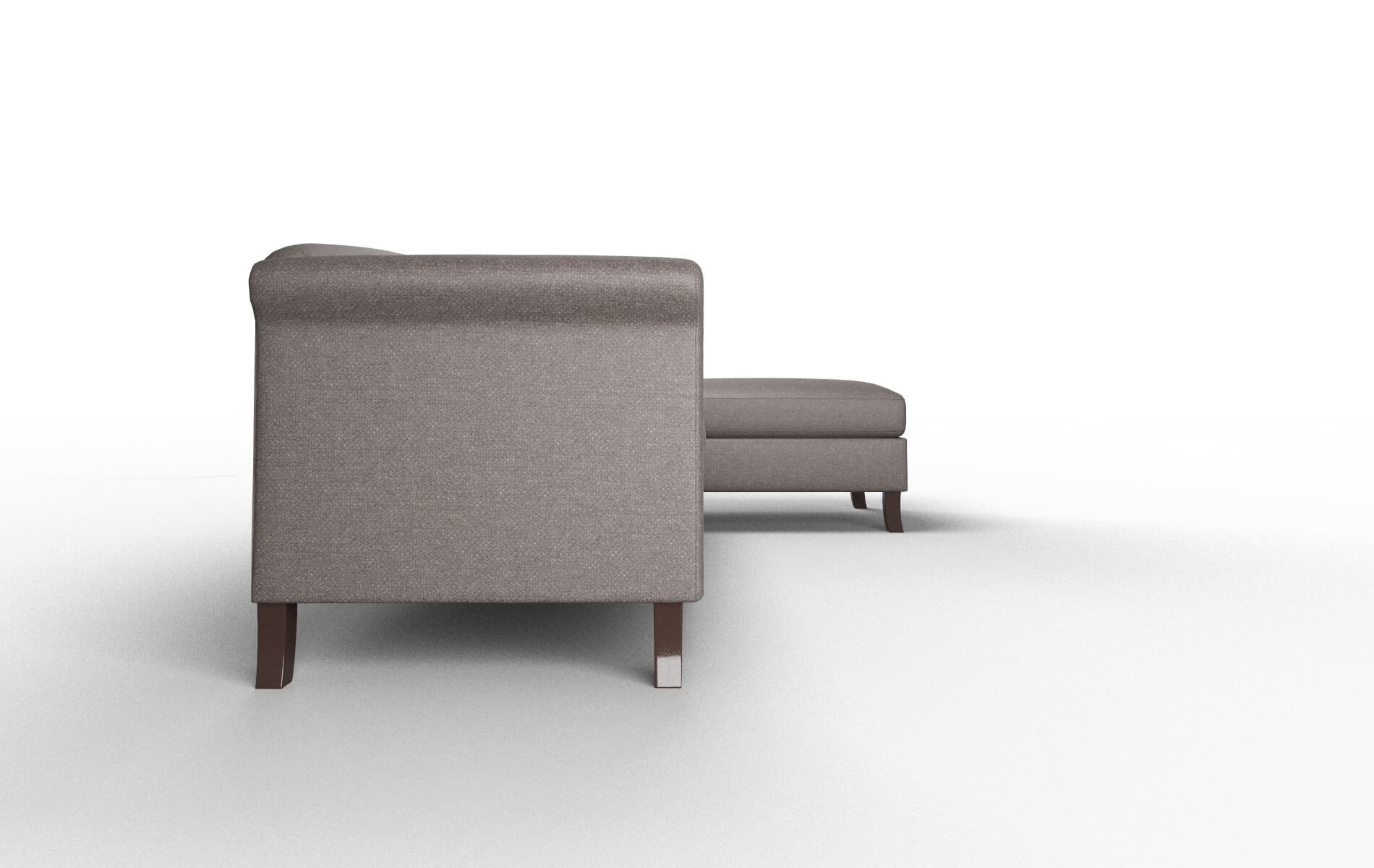 Crete Oscar Chocolate Panel espresso legs 3