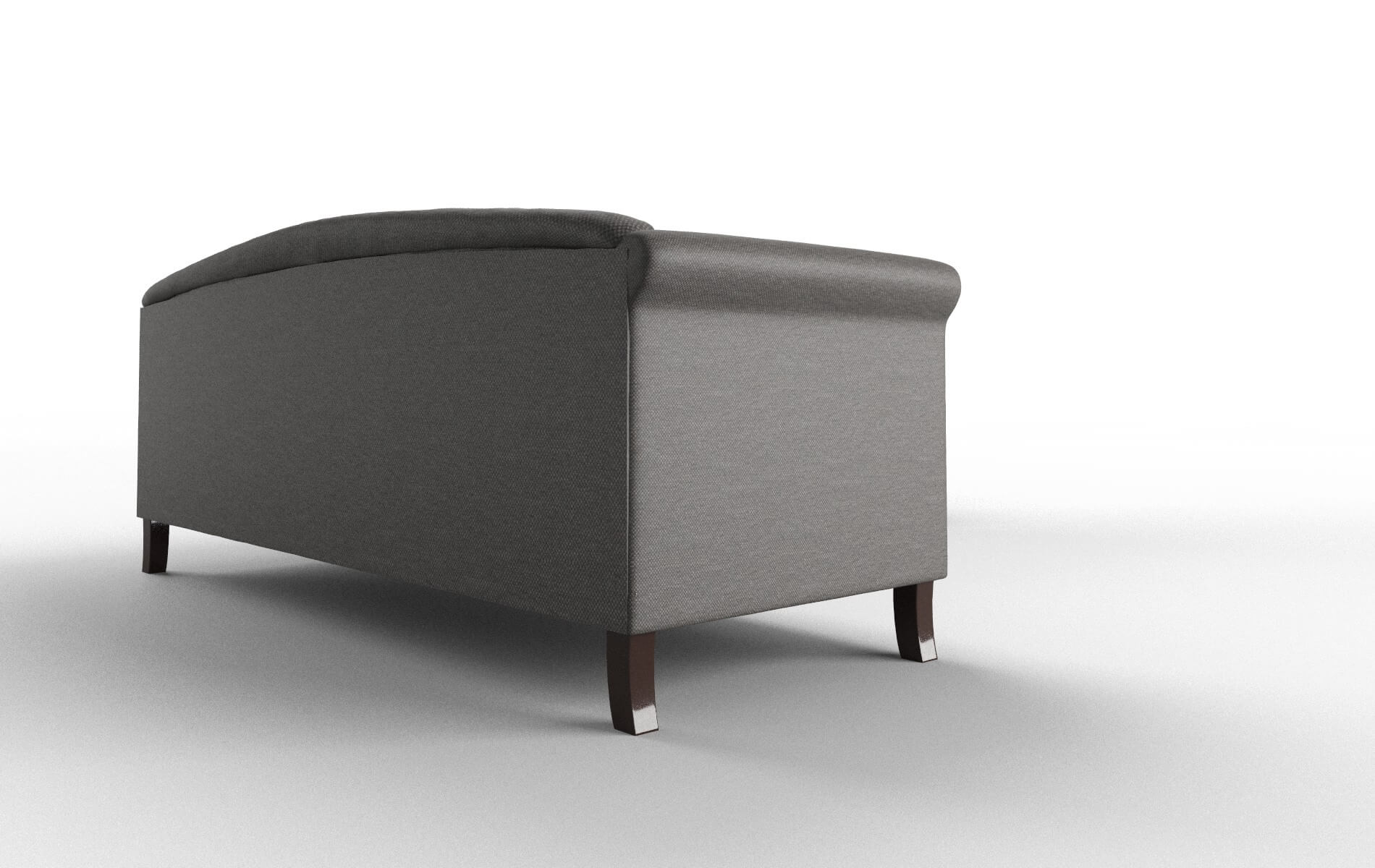 Crete Oscar Grey Sectional espresso legs 3