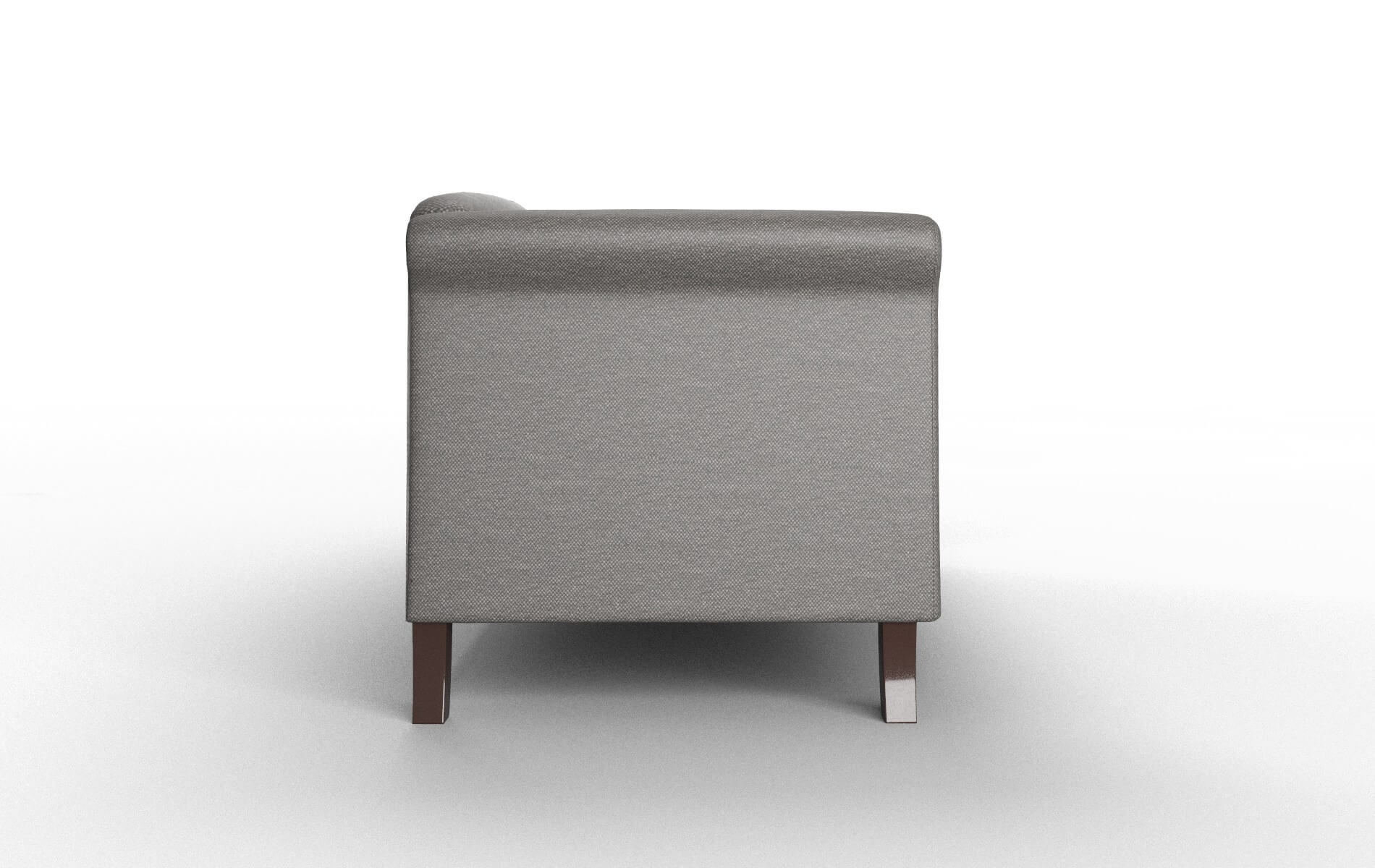 Crete Oscar Grey Sofa espresso legs 3